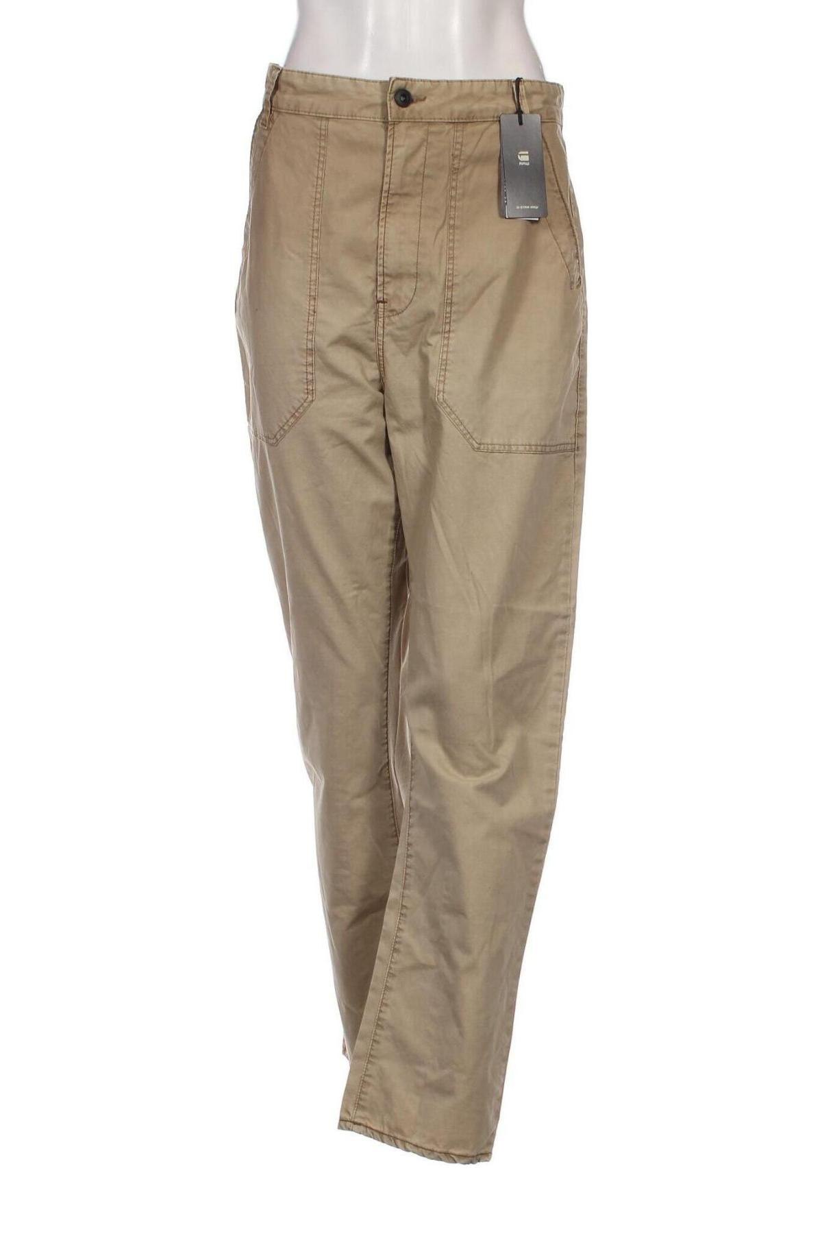 Pantaloni de femei G-Star Raw, Mărime M, Culoare Bej, Preț 493,42 Lei