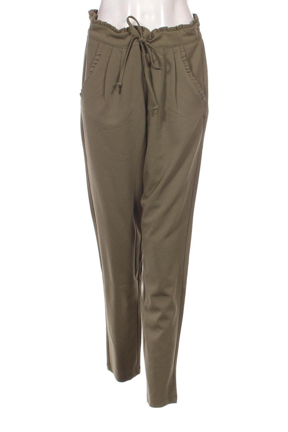 Pantaloni de femei Jdy, Mărime L, Culoare Verde, Preț 151,32 Lei