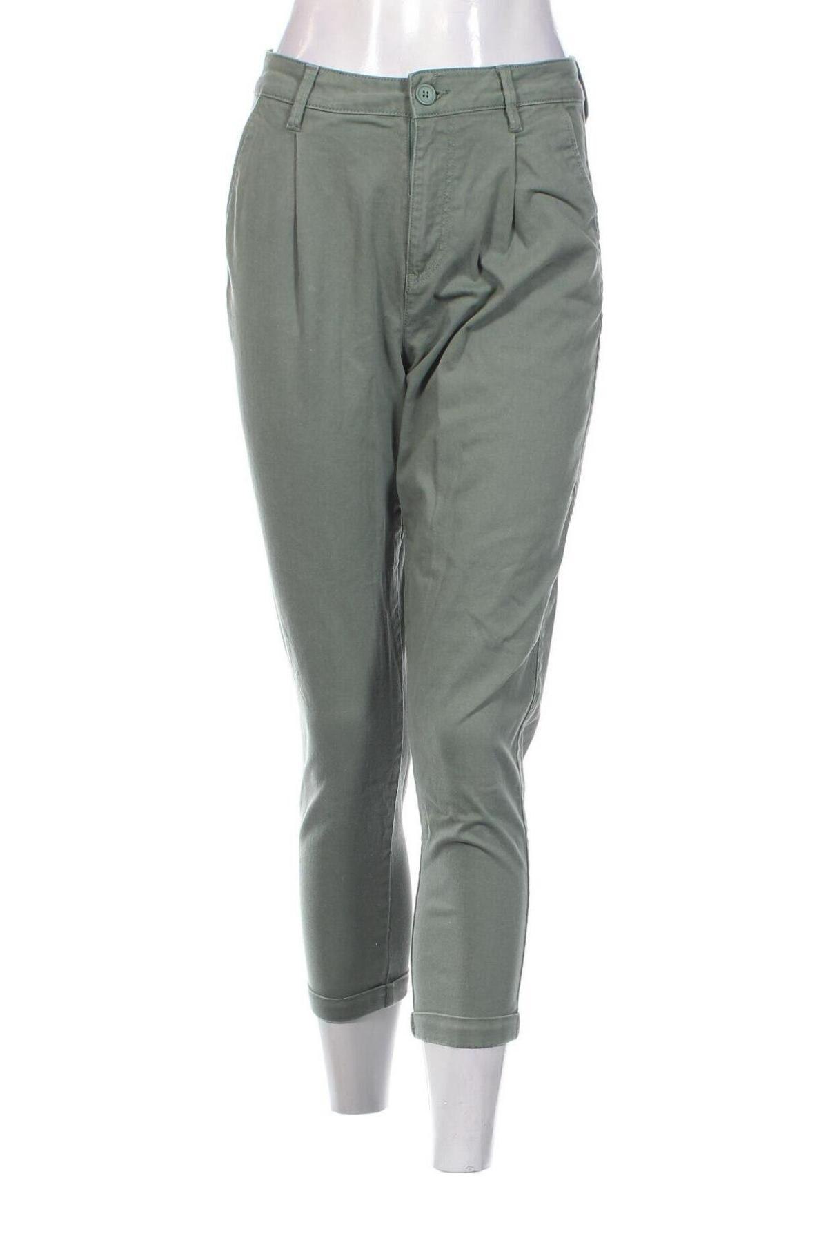 Дамски панталон LC Waikiki, Размер M, Цвят Зелен, Цена 10,15 лв.