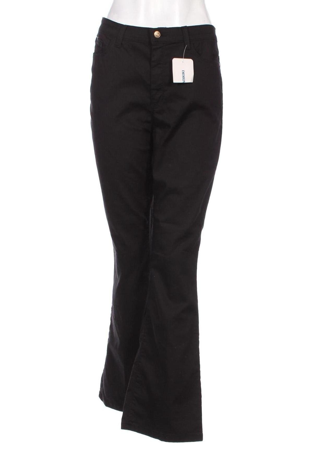 Pantaloni de femei LC Waikiki, Mărime L, Culoare Negru, Preț 76,73 Lei