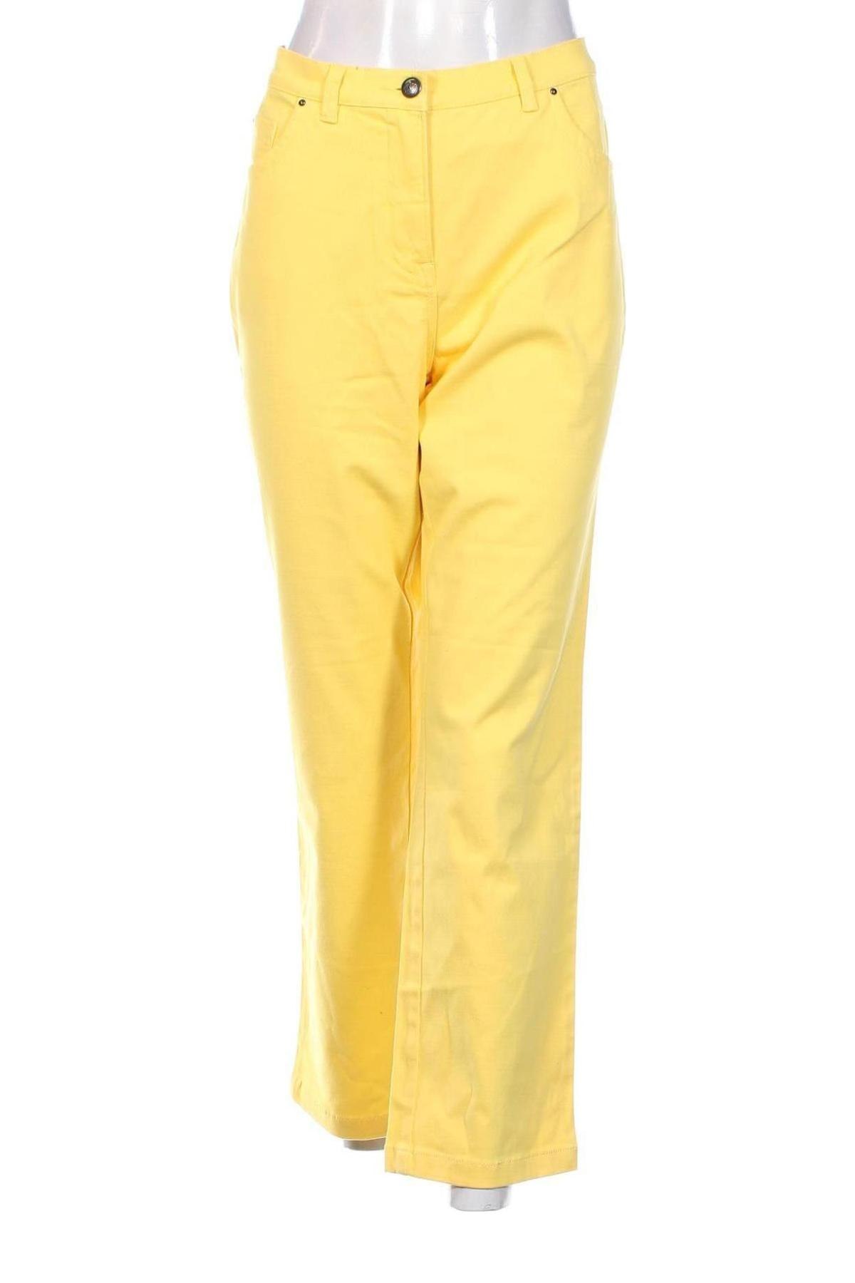 Pantaloni de femei Laura Kent, Mărime L, Culoare Galben, Preț 42,93 Lei