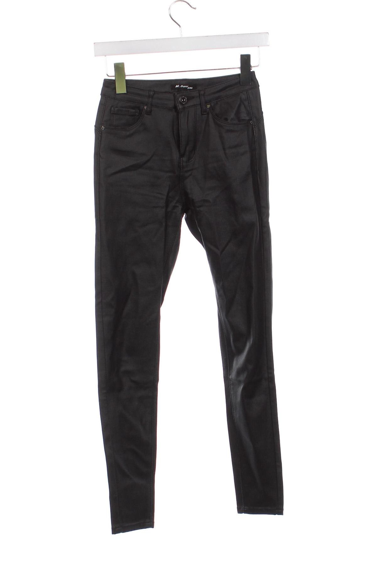Дамски панталон M.Sara, Размер XS, Цвят Черен, Цена 8,12 лв.