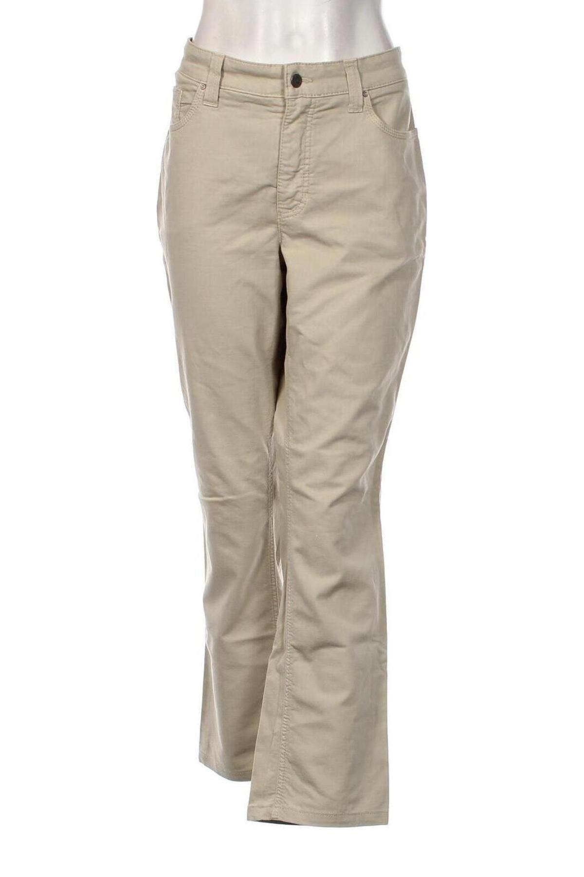 Pantaloni de femei Mac, Mărime XL, Culoare Bej, Preț 161,18 Lei