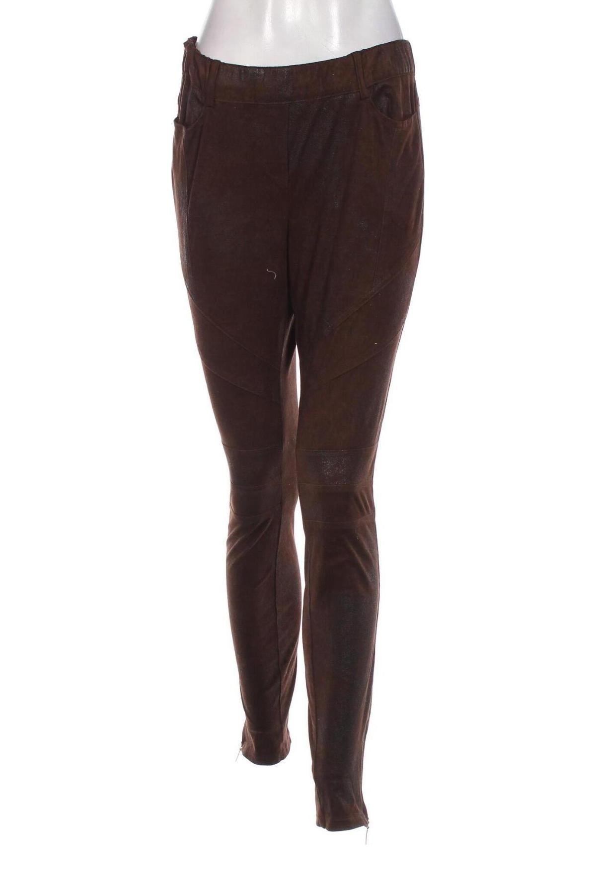 Дамски панталон Mandarin, Размер M, Цвят Кафяв, Цена 8,41 лв.