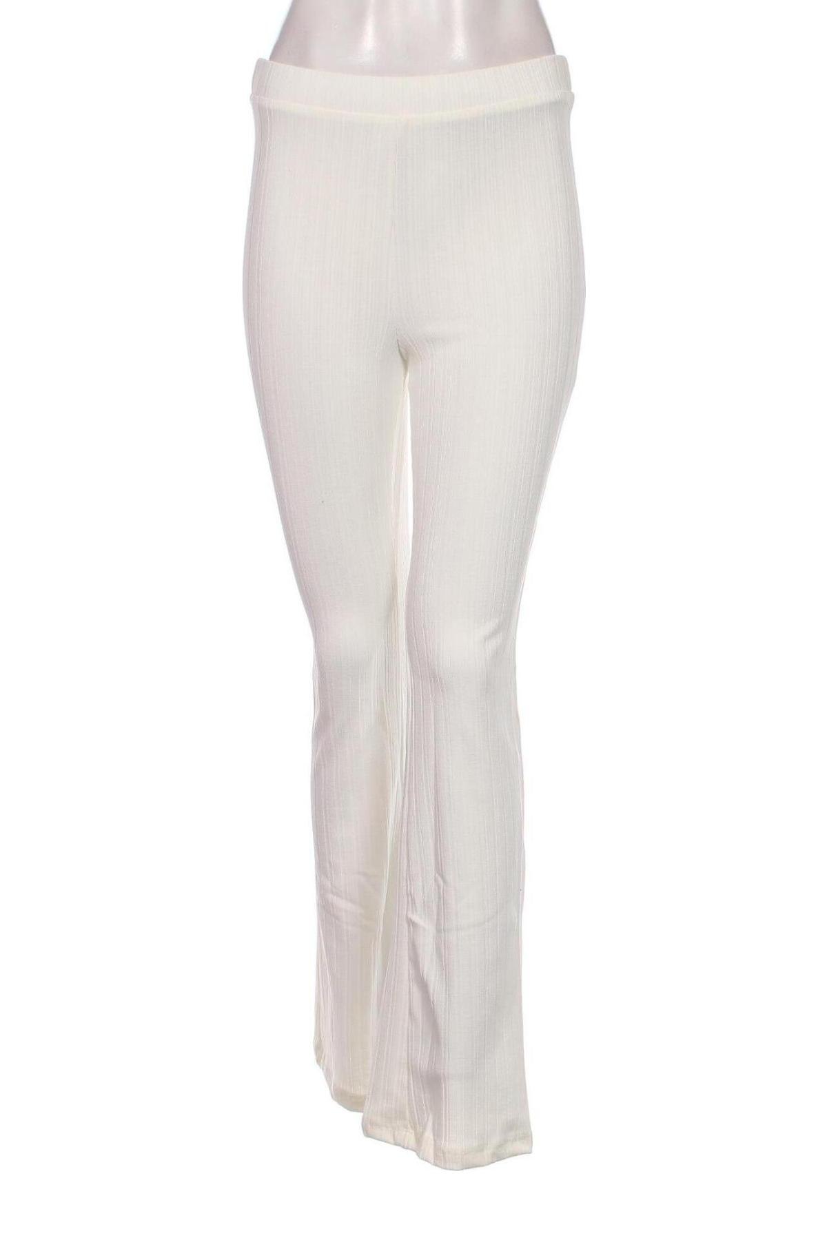 Дамски панталон Monki, Размер S, Цвят Бял, Цена 14,21 лв.