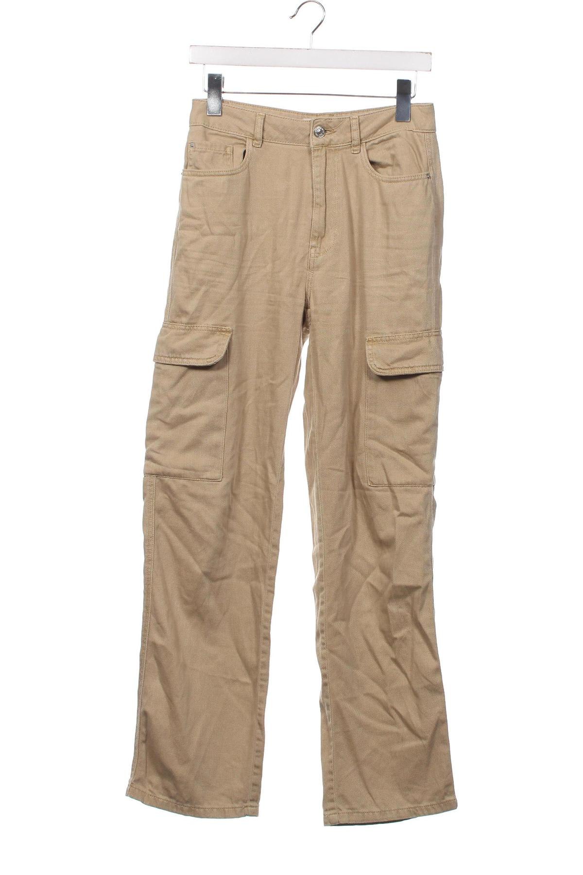 Pantaloni de femei Pimkie, Mărime XS, Culoare Bej, Preț 25,76 Lei