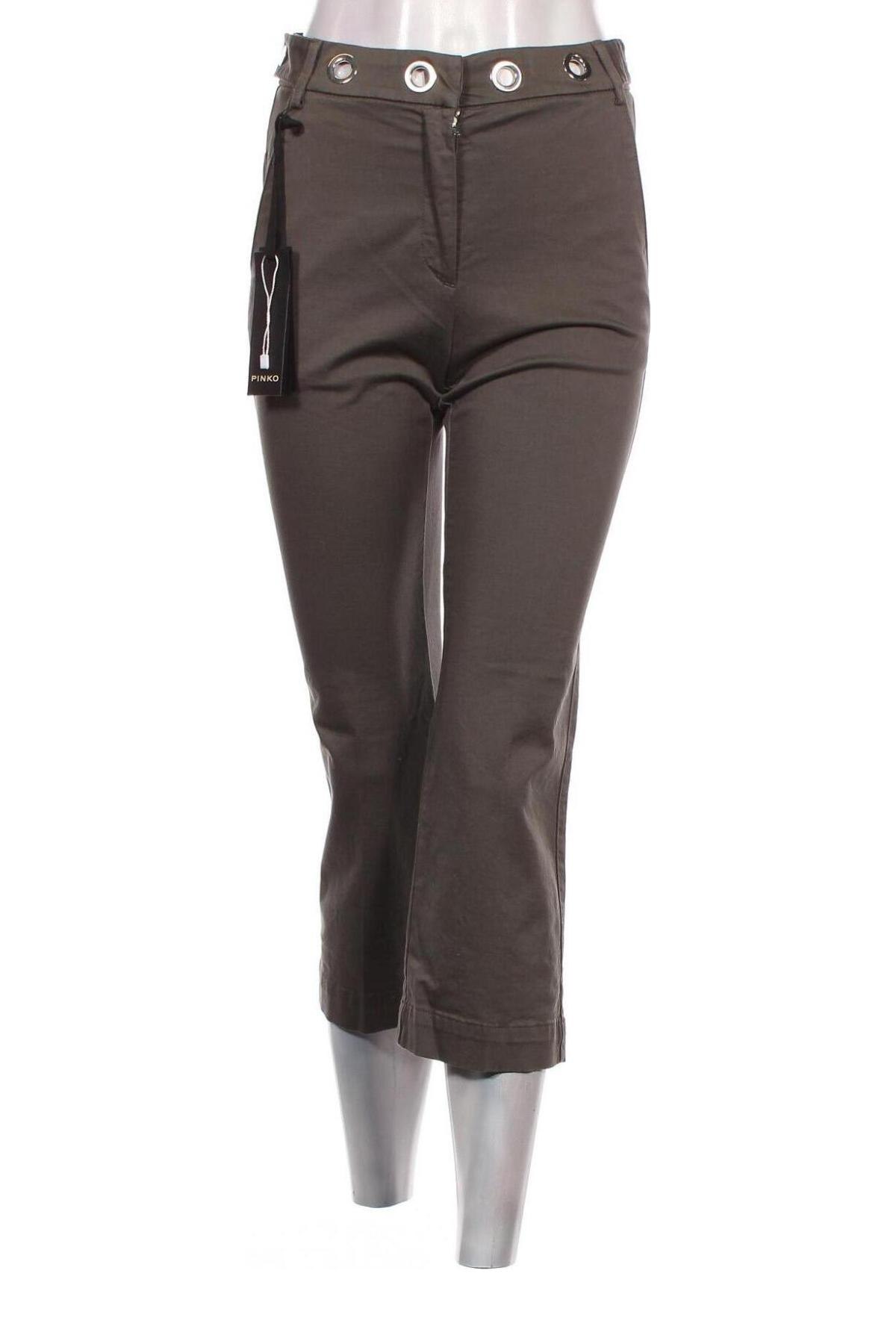 Pantaloni de femei Pinko, Mărime S, Culoare Verde, Preț 132,73 Lei