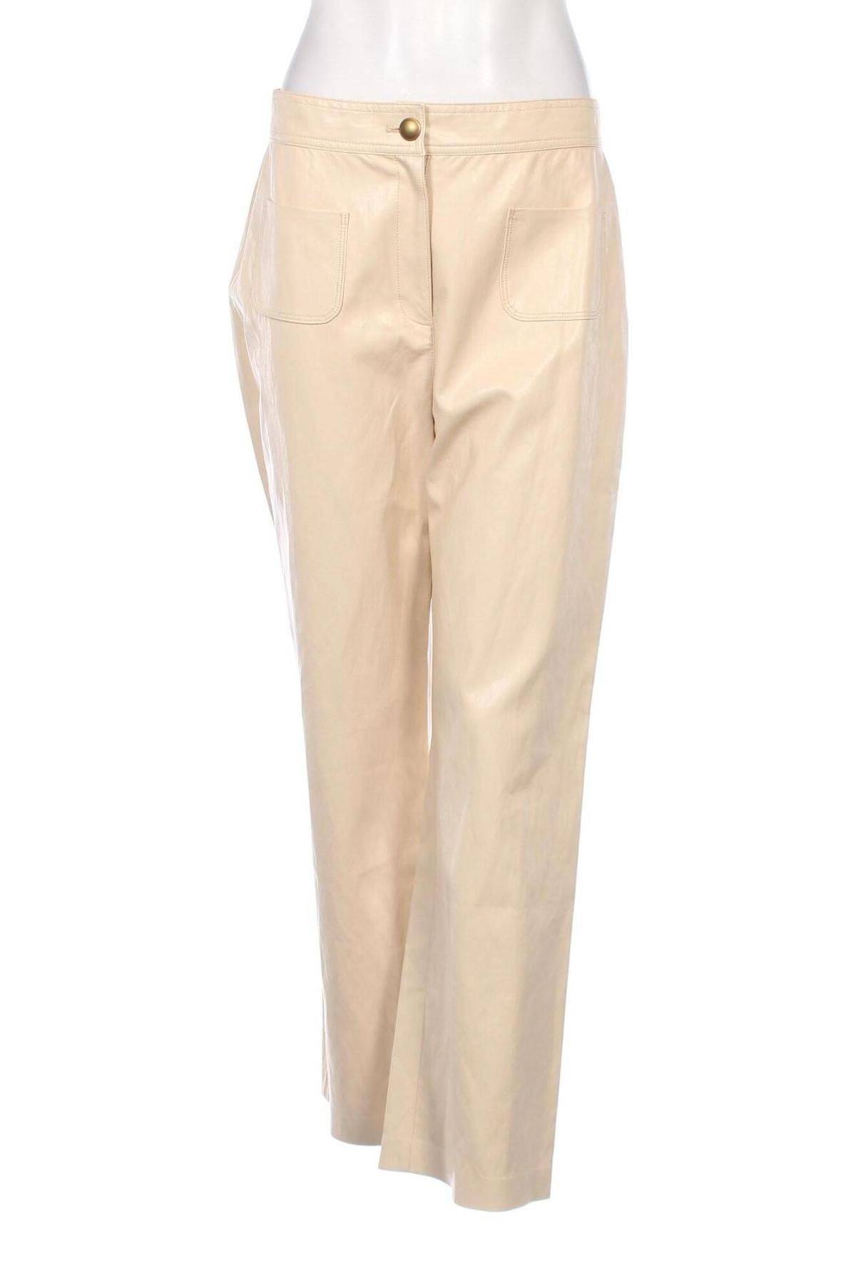 Γυναικείο παντελόνι Pinko, Μέγεθος L, Χρώμα  Μπέζ, Τιμή 48,53 €