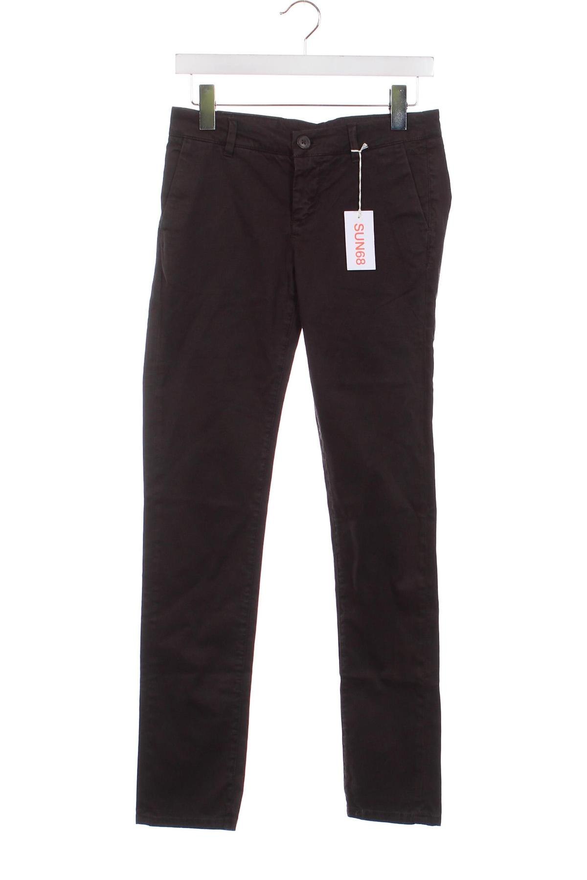 Pantaloni de femei SUN68, Mărime XS, Culoare Maro, Preț 72,04 Lei