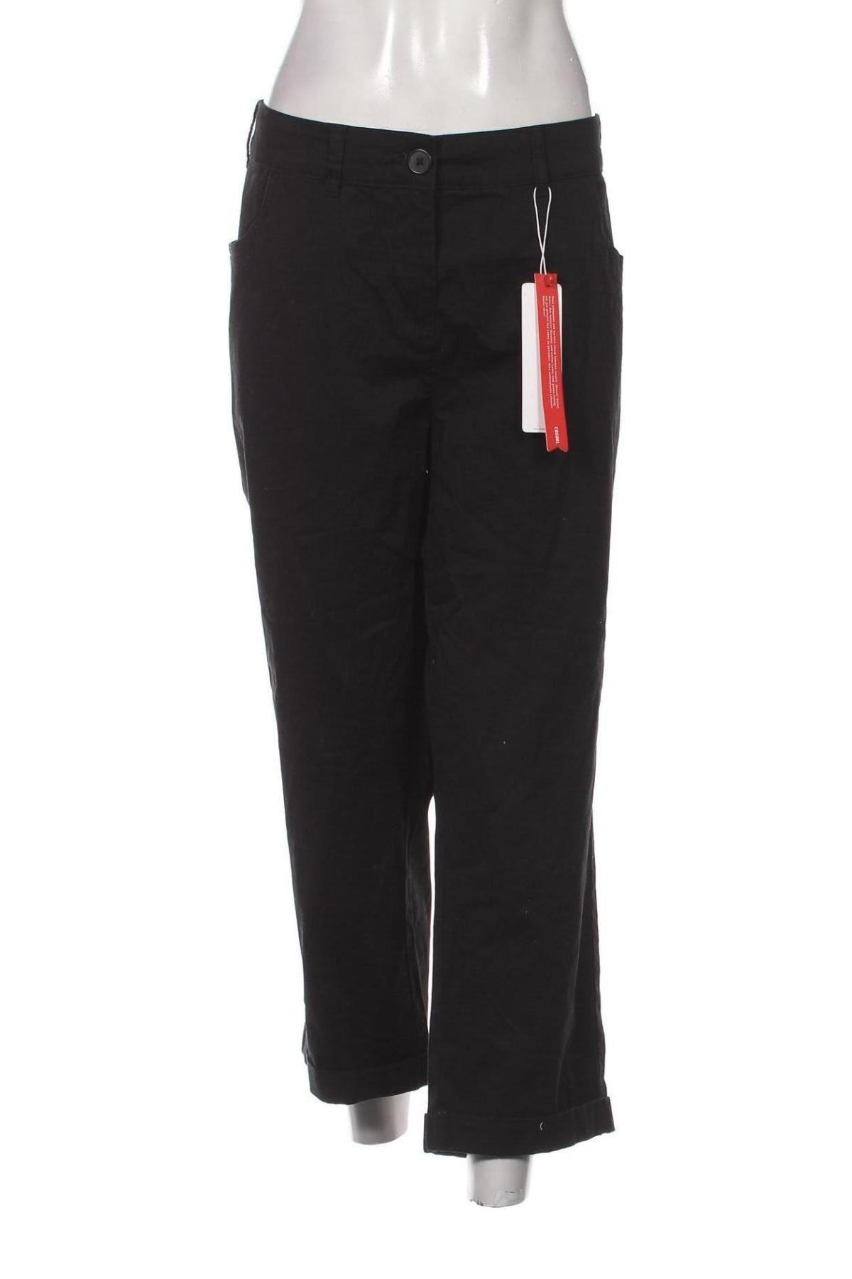 Γυναικείο παντελόνι Sheego, Μέγεθος 3XL, Χρώμα Μαύρο, Τιμή 37,67 €