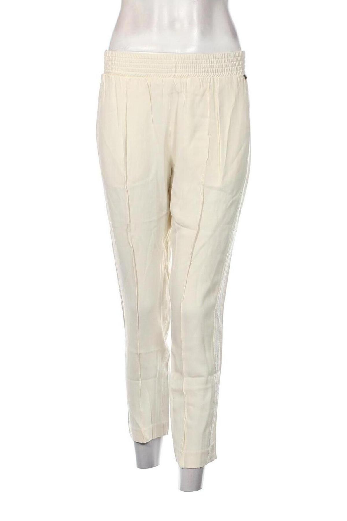 Γυναικείο παντελόνι TWINSET, Μέγεθος S, Χρώμα Εκρού, Τιμή 48,35 €