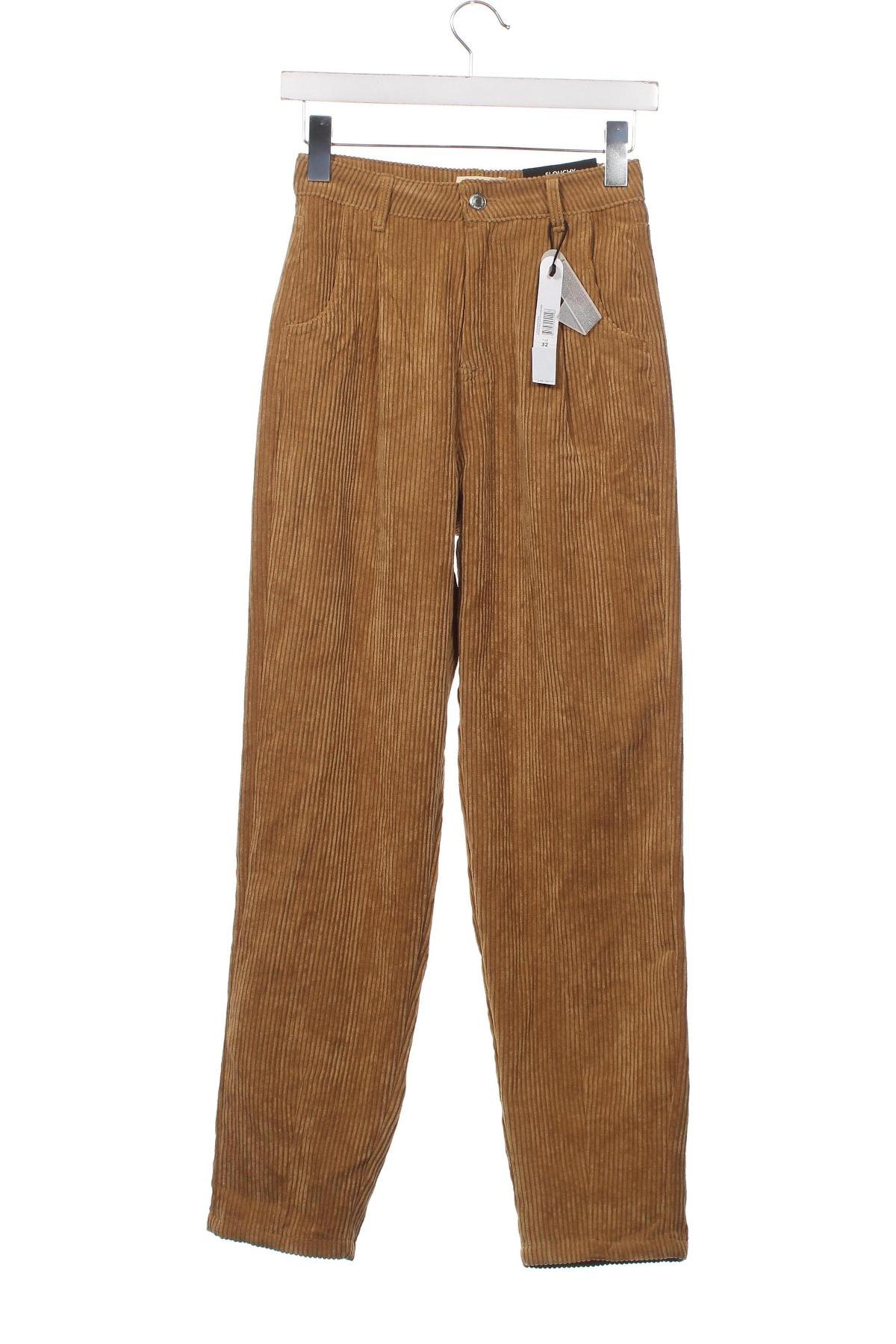 Дамски панталон Tally Weijl, Размер XXS, Цвят Кафяв, Цена 14,26 лв.