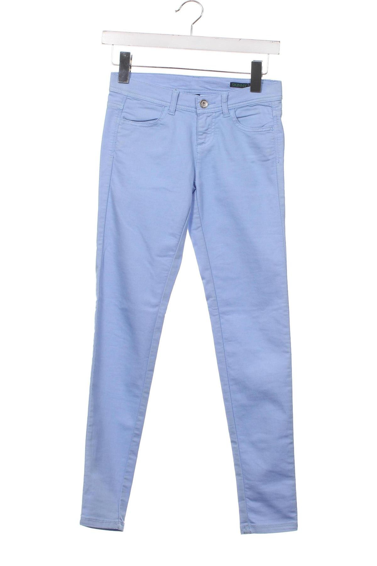 Pantaloni de femei United Colors Of Benetton, Mărime XS, Culoare Albastru, Preț 38,15 Lei