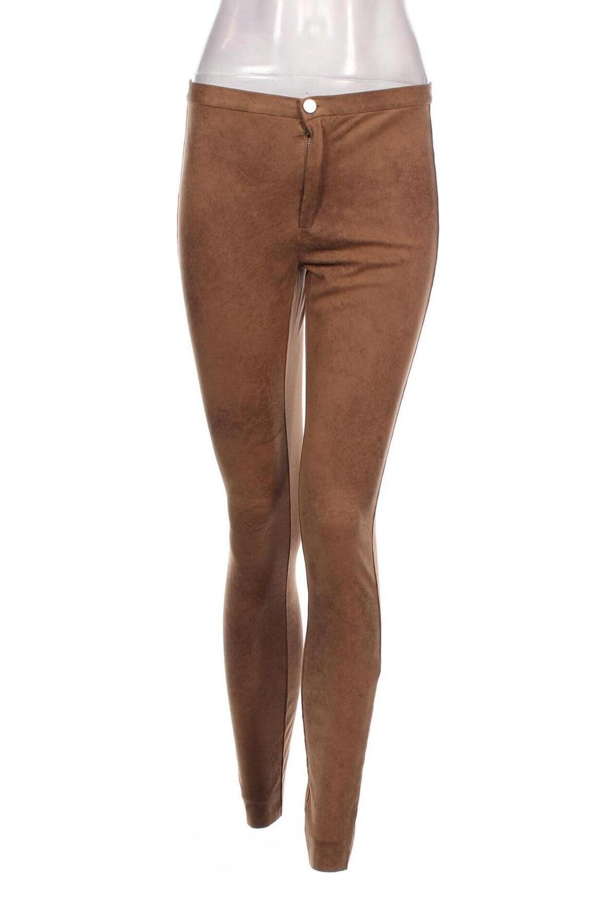 Дамски панталон Yaya, Размер M, Цвят Кафяв, Цена 7,35 лв.