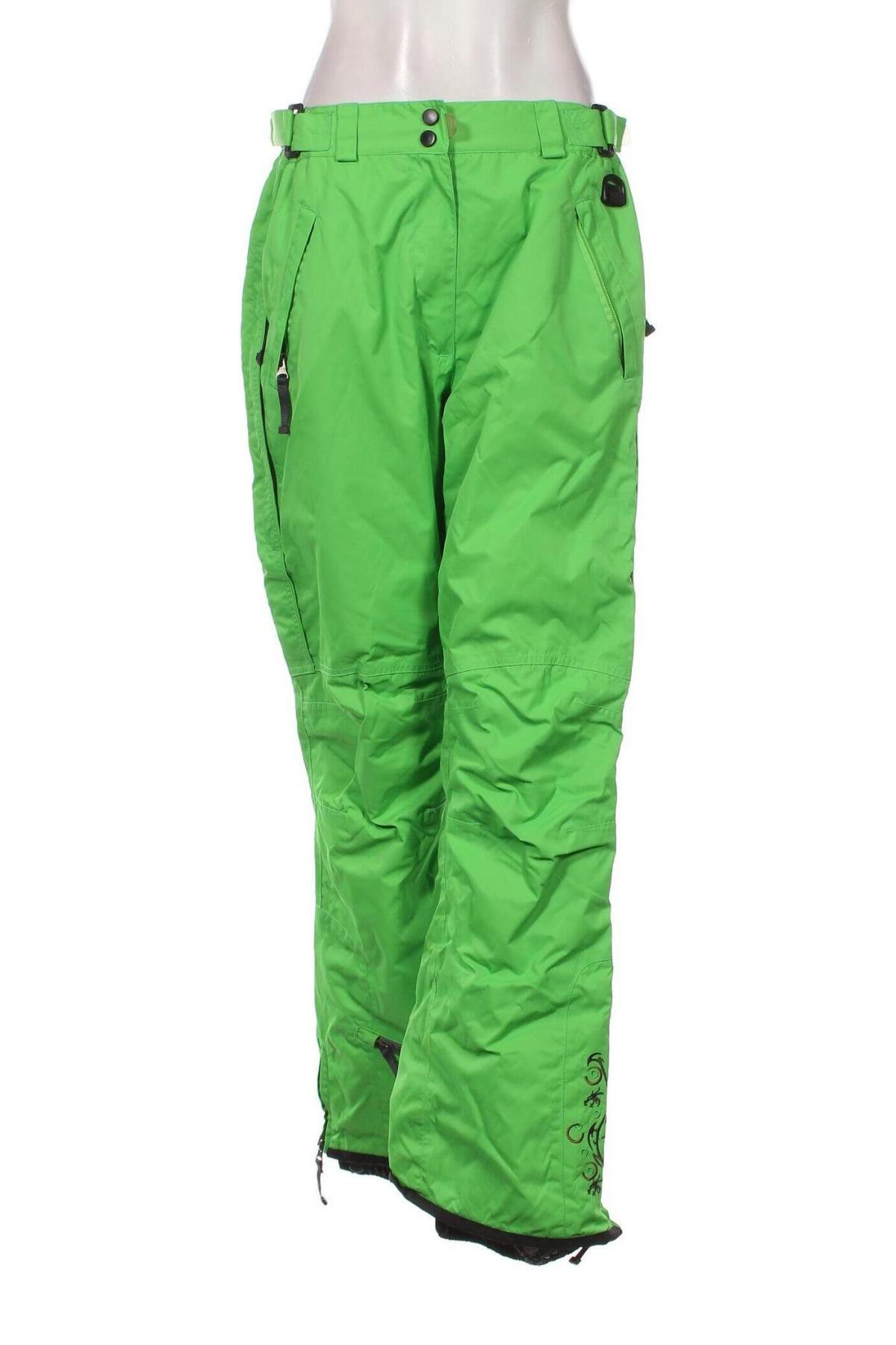 Дамски панталон за зимни спортове Crane, Размер M, Цвят Зелен, Цена 16,50 лв.