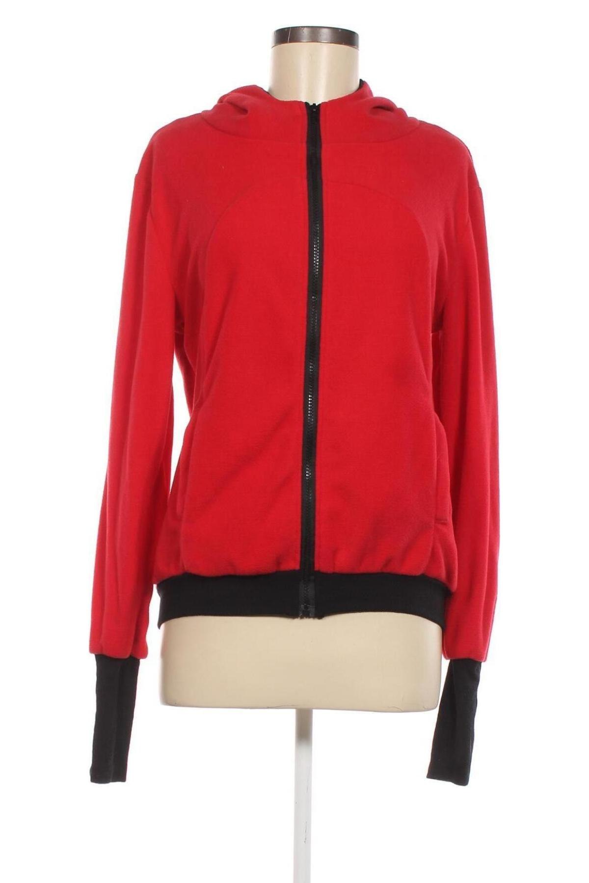 Damen Fleece Sweatshirt, Größe M, Farbe Rot, Preis 32,01 €