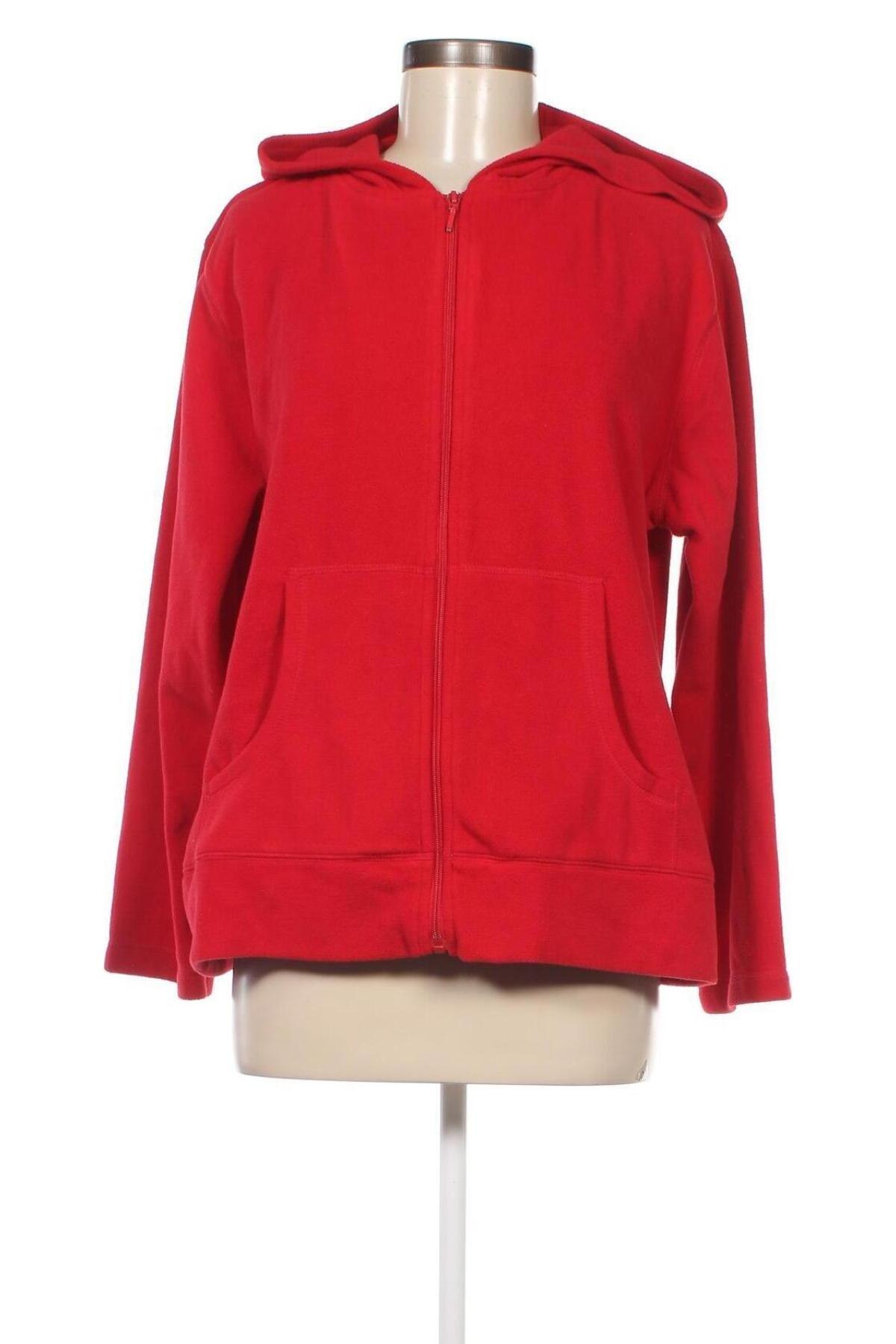 Damen Fleece Sweatshirt Yessica, Größe XL, Farbe Rot, Preis 20,18 €