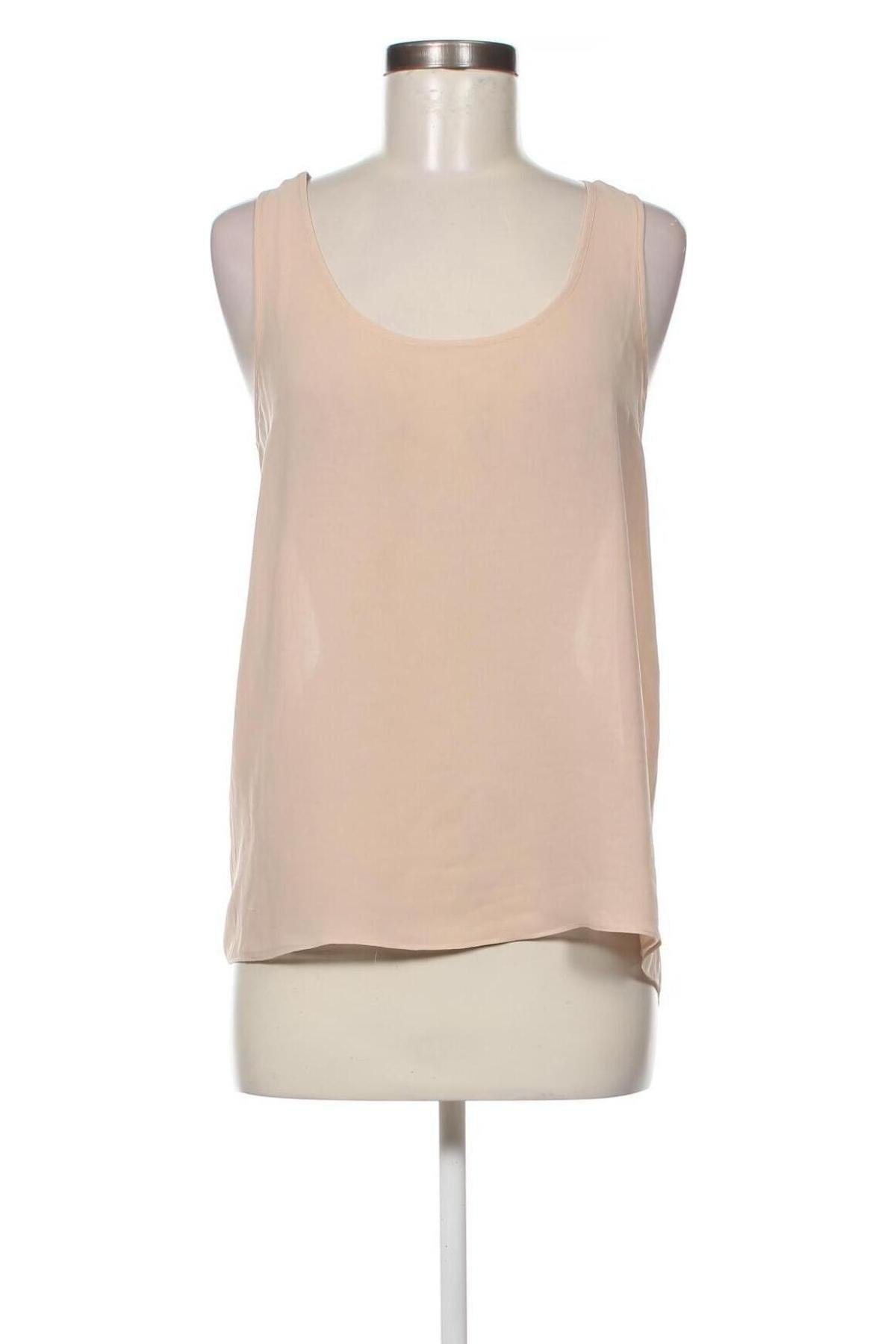 Γυναικείο αμάνικο μπλουζάκι, Μέγεθος M, Χρώμα  Μπέζ, Τιμή 1,61 €