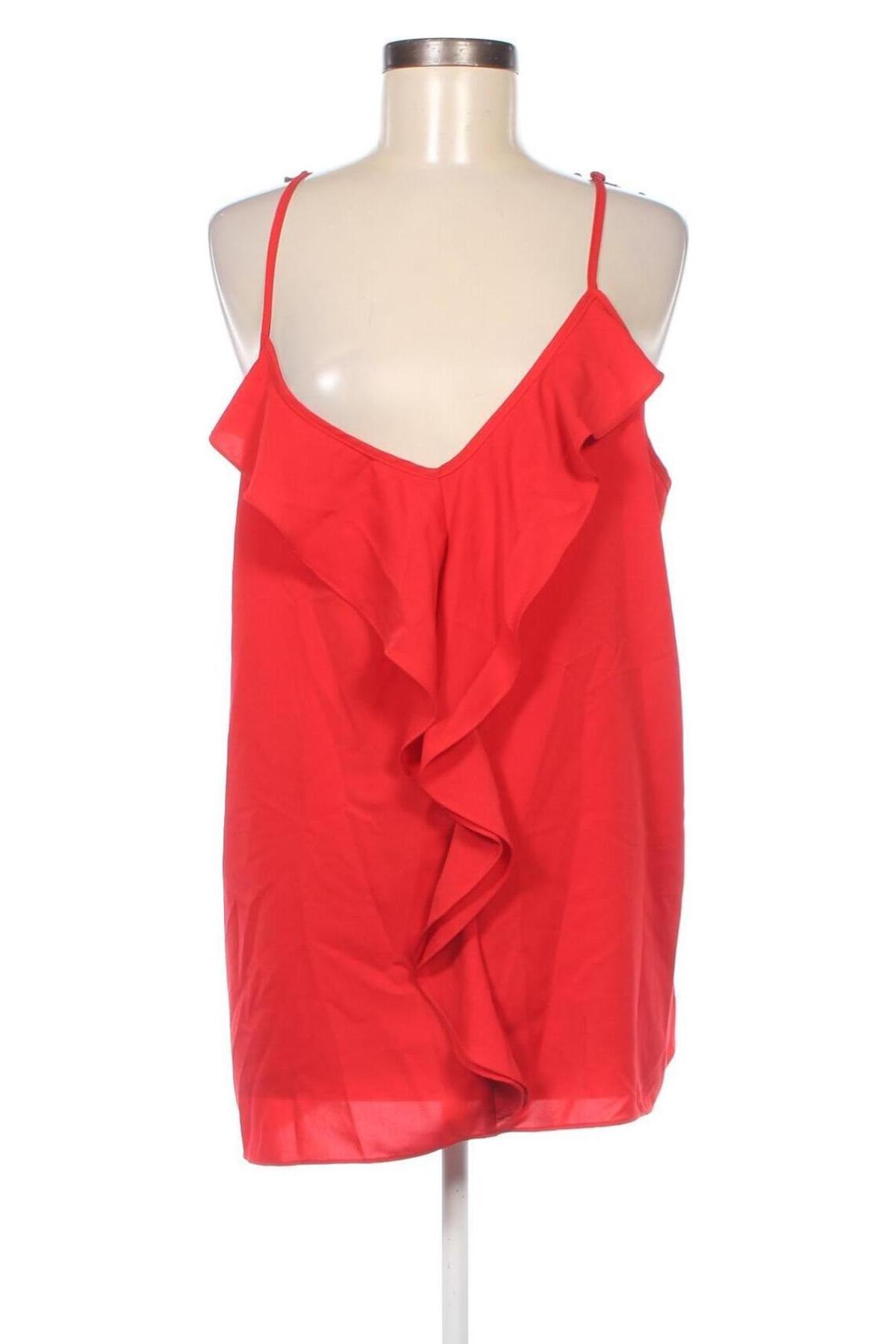 Γυναικείο αμάνικο μπλουζάκι City Chic, Μέγεθος M, Χρώμα Κόκκινο, Τιμή 2,66 €