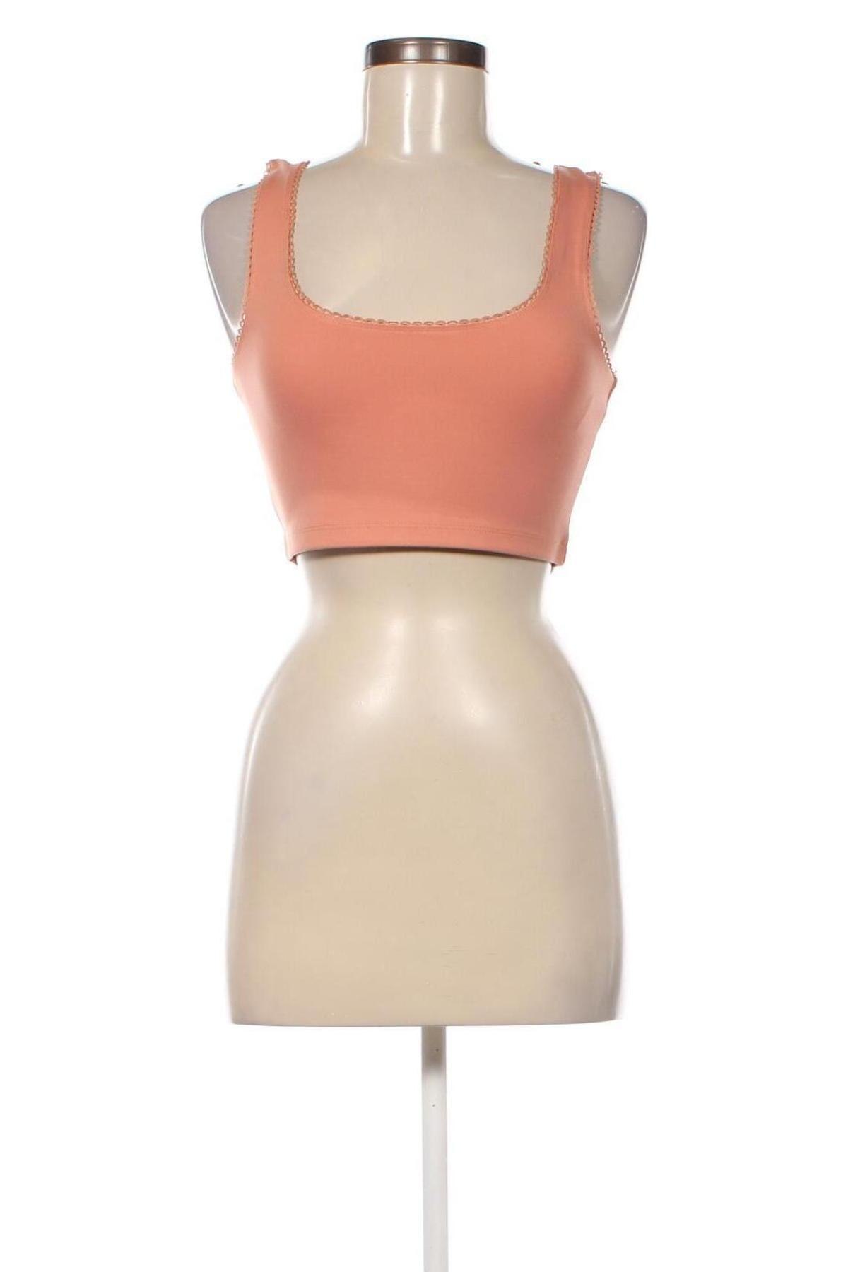Γυναικείο αμάνικο μπλουζάκι Fashion Union, Μέγεθος M, Χρώμα Πορτοκαλί, Τιμή 5,83 €
