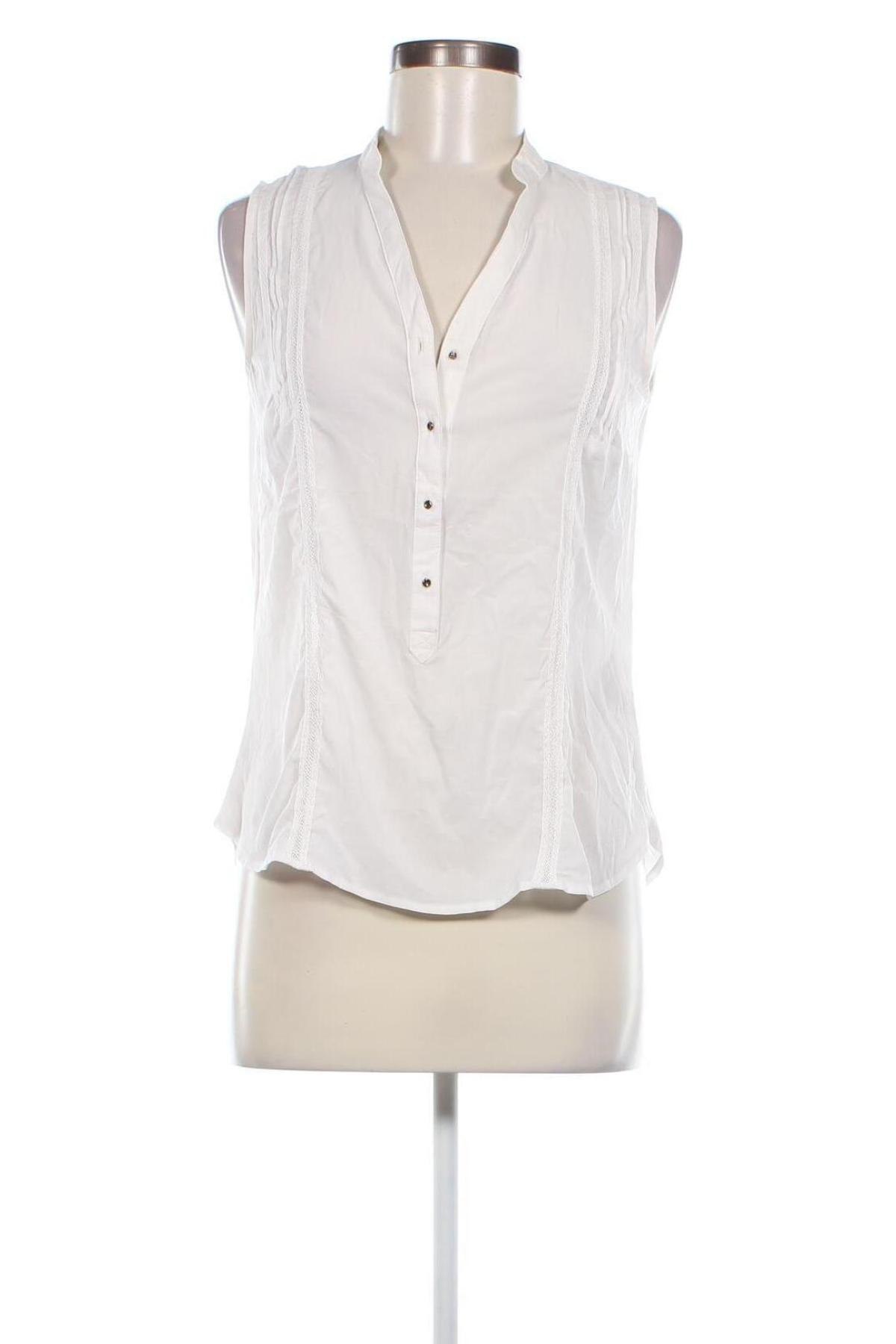 Γυναικείο αμάνικο μπλουζάκι Flame, Μέγεθος S, Χρώμα Λευκό, Τιμή 6,65 €