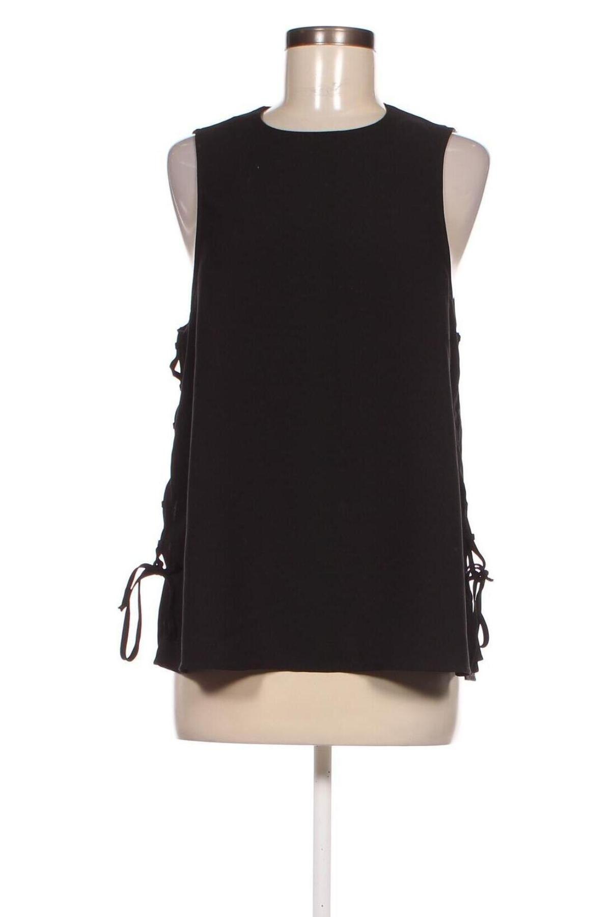 Γυναικείο αμάνικο μπλουζάκι Gina Tricot, Μέγεθος S, Χρώμα Μαύρο, Τιμή 2,58 €