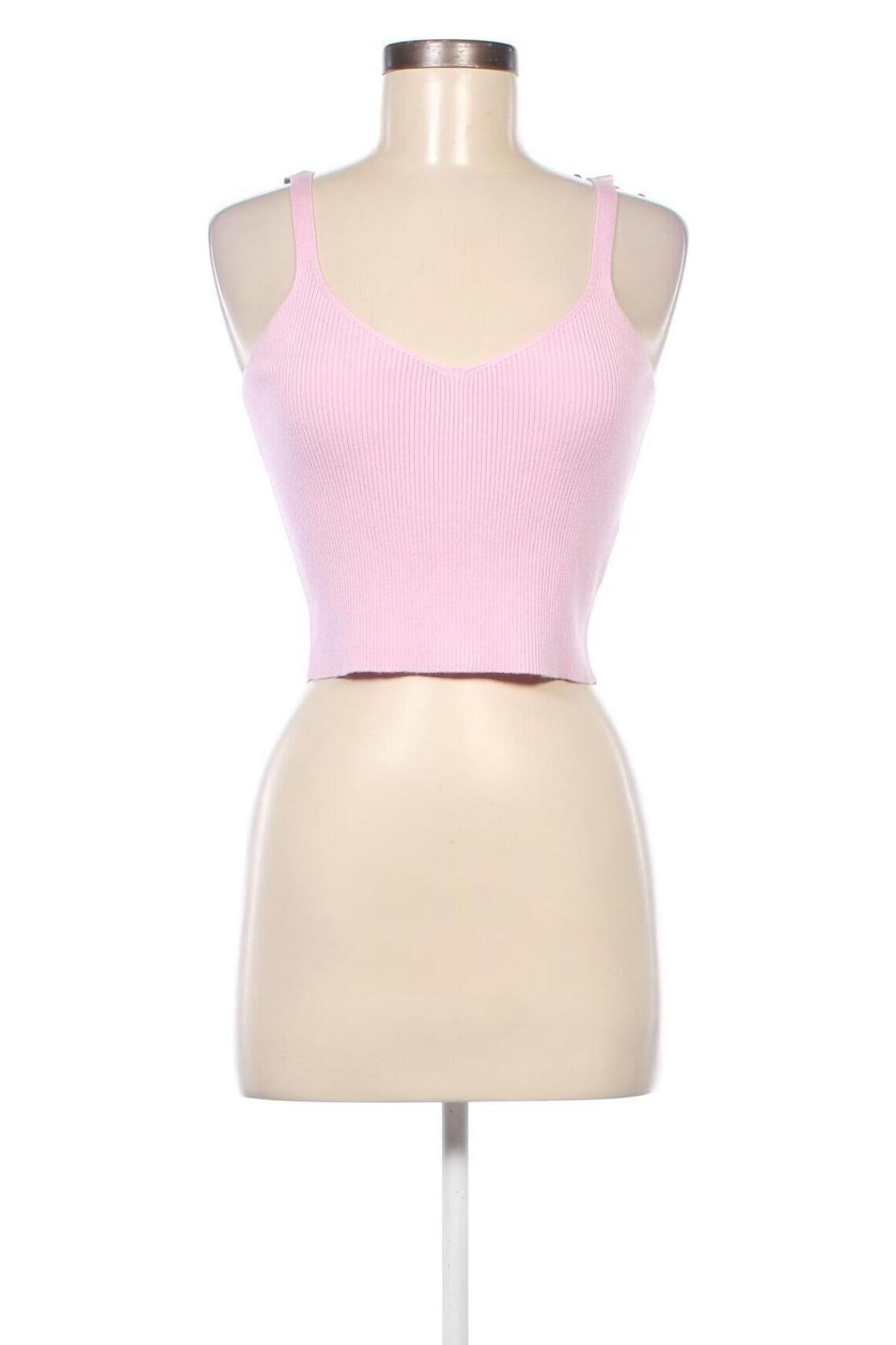 Γυναικείο αμάνικο μπλουζάκι Glamorous, Μέγεθος L, Χρώμα Ρόζ , Τιμή 5,38 €