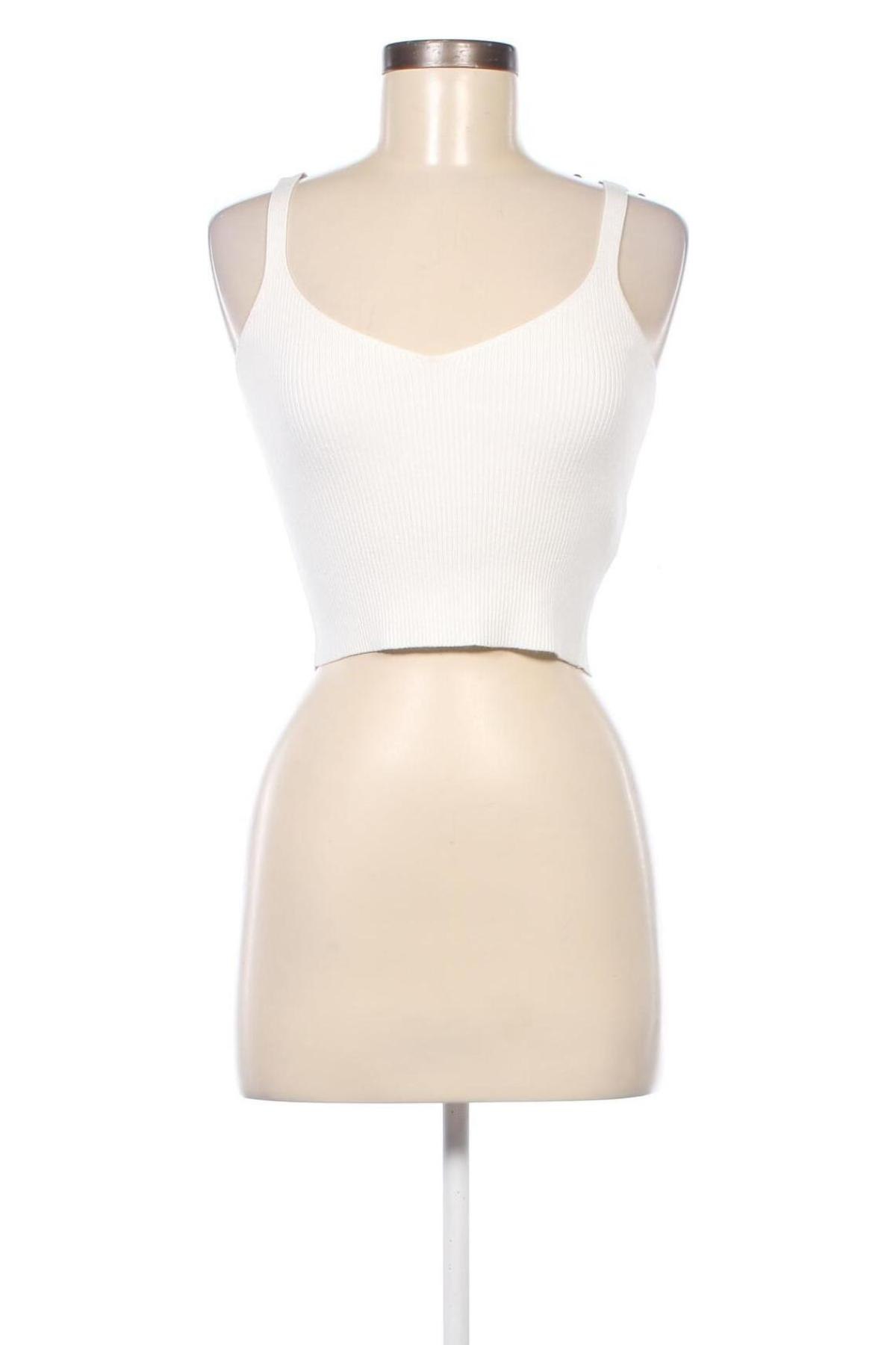 Γυναικείο αμάνικο μπλουζάκι Glamorous, Μέγεθος M, Χρώμα Λευκό, Τιμή 6,13 €