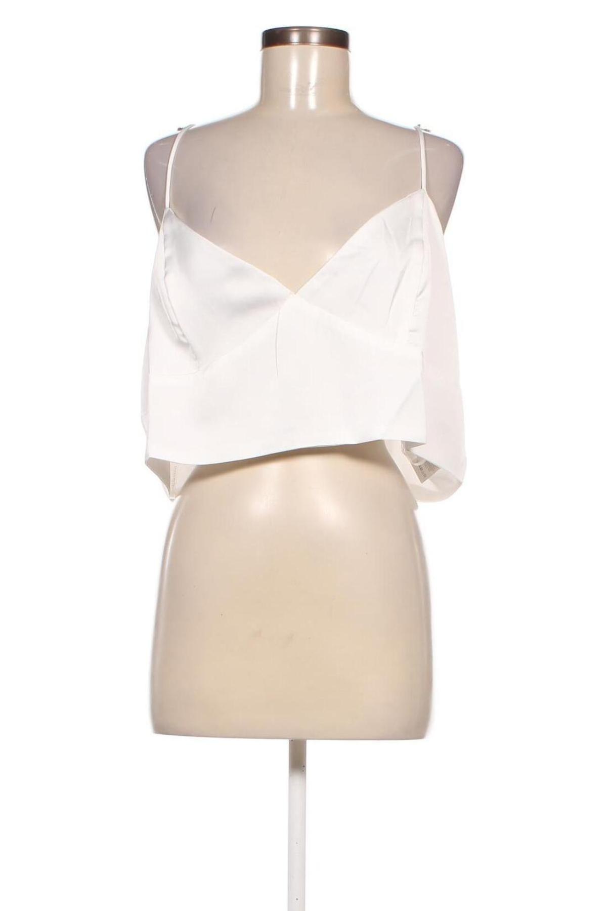 Γυναικείο αμάνικο μπλουζάκι Glamorous, Μέγεθος 3XL, Χρώμα Λευκό, Τιμή 4,19 €