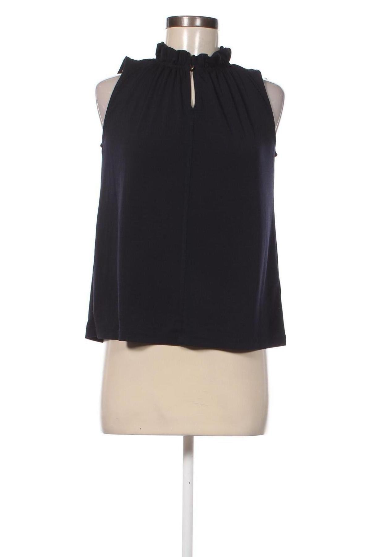 Γυναικείο αμάνικο μπλουζάκι H&M, Μέγεθος XS, Χρώμα Μπλέ, Τιμή 7,00 €