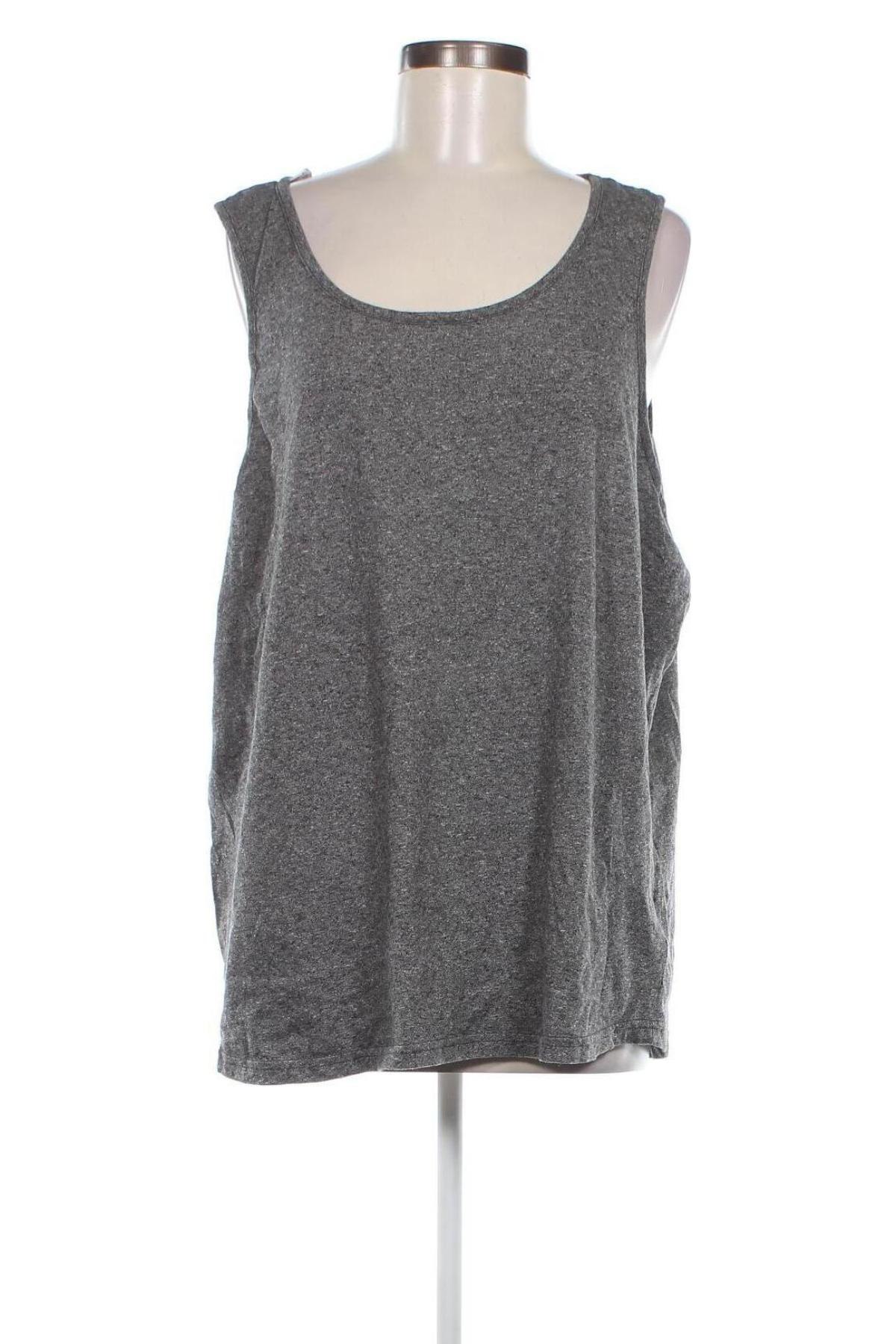 Γυναικείο αμάνικο μπλουζάκι H&M Divided, Μέγεθος XL, Χρώμα Γκρί, Τιμή 3,38 €
