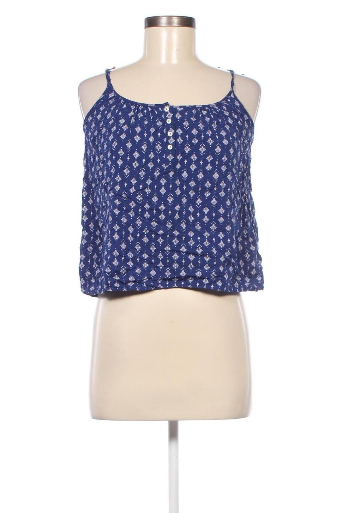 Γυναικείο αμάνικο μπλουζάκι H&M Divided, Μέγεθος XS, Χρώμα Μπλέ, Τιμή 2,73 €