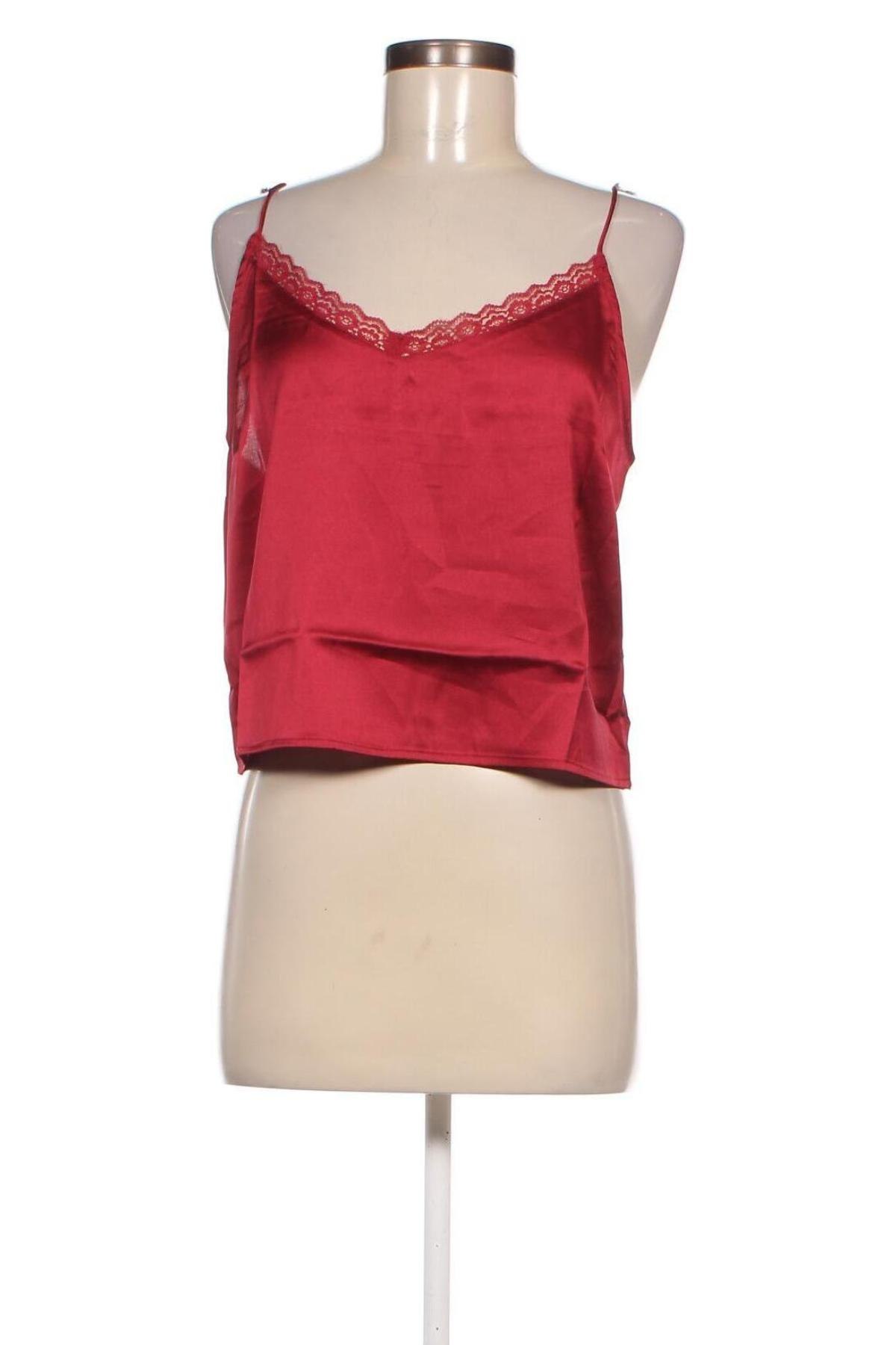 Γυναικείο αμάνικο μπλουζάκι Jennyfer, Μέγεθος L, Χρώμα Κόκκινο, Τιμή 10,82 €
