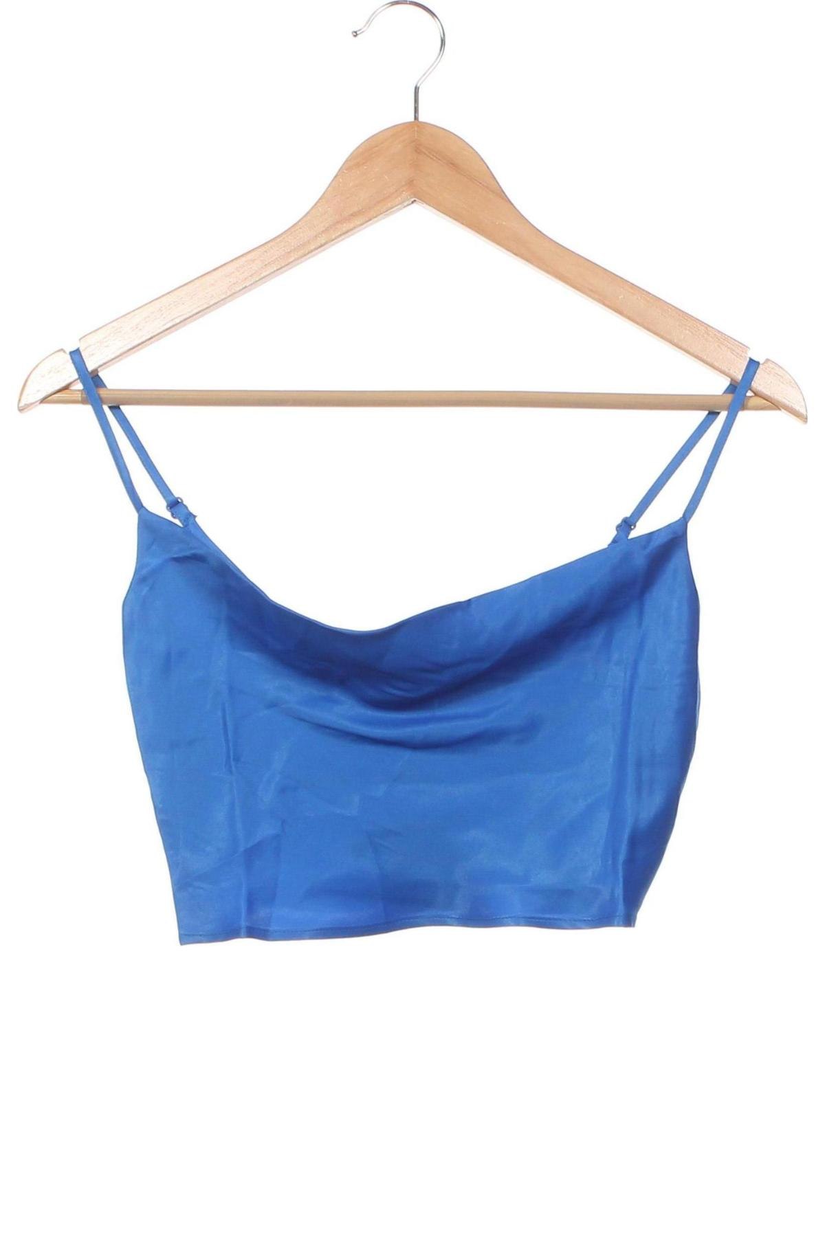 Γυναικείο αμάνικο μπλουζάκι Jennyfer, Μέγεθος XS, Χρώμα Μπλέ, Τιμή 4,11 €