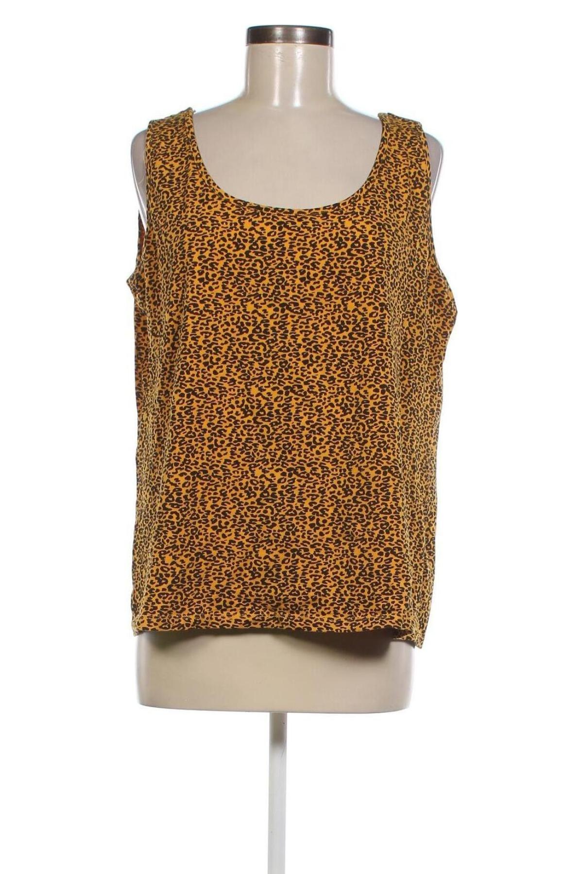 Γυναικείο αμάνικο μπλουζάκι Ms Mode, Μέγεθος XL, Χρώμα Κίτρινο, Τιμή 3,22 €