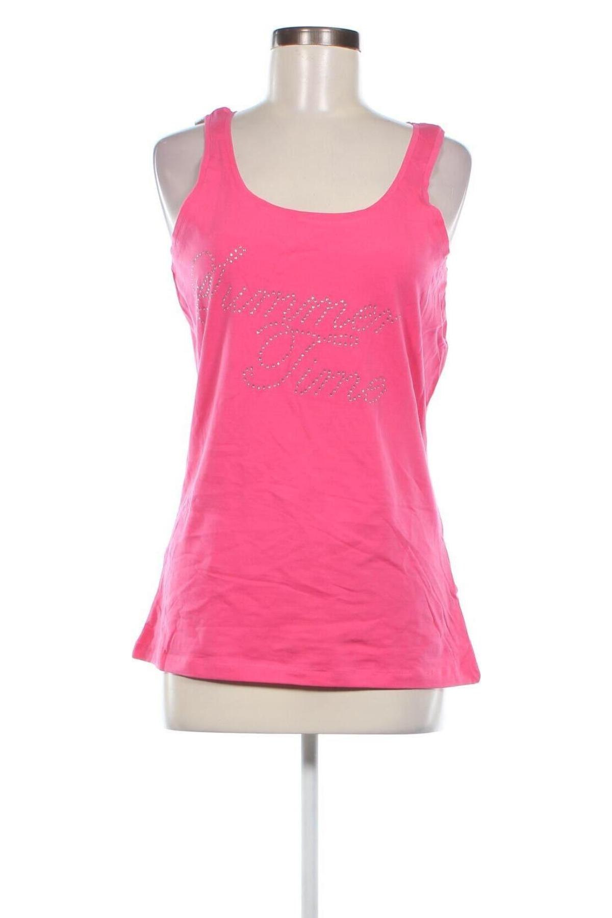 Γυναικείο αμάνικο μπλουζάκι Ms Mode, Μέγεθος M, Χρώμα Ρόζ , Τιμή 8,04 €