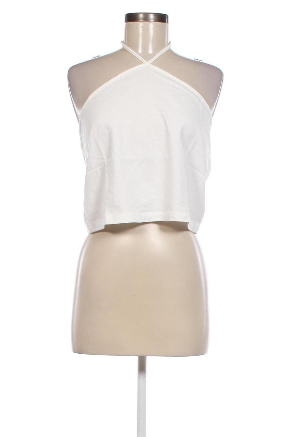 Γυναικείο αμάνικο μπλουζάκι NA-KD, Μέγεθος 3XL, Χρώμα Λευκό, Τιμή 4,93 €