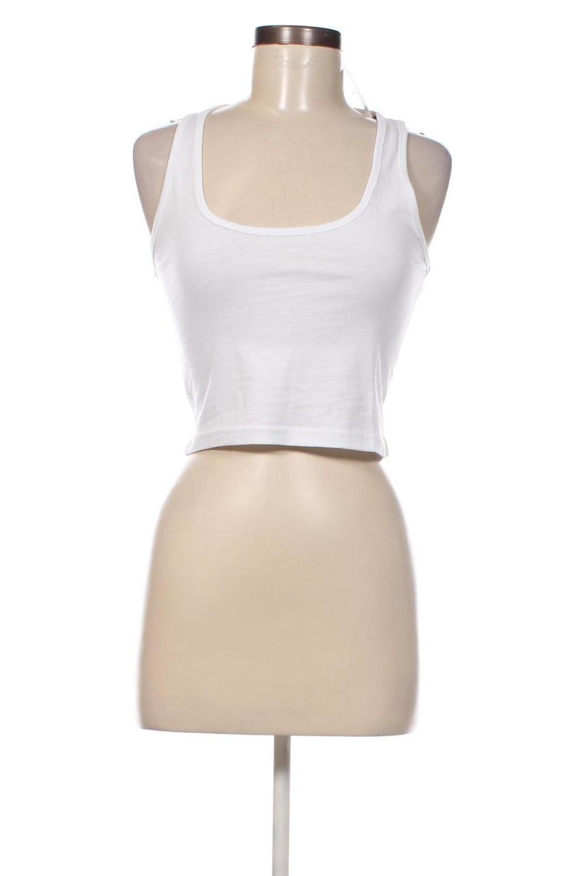 Γυναικείο αμάνικο μπλουζάκι Nasty Gal, Μέγεθος M, Χρώμα Λευκό, Τιμή 14,95 €