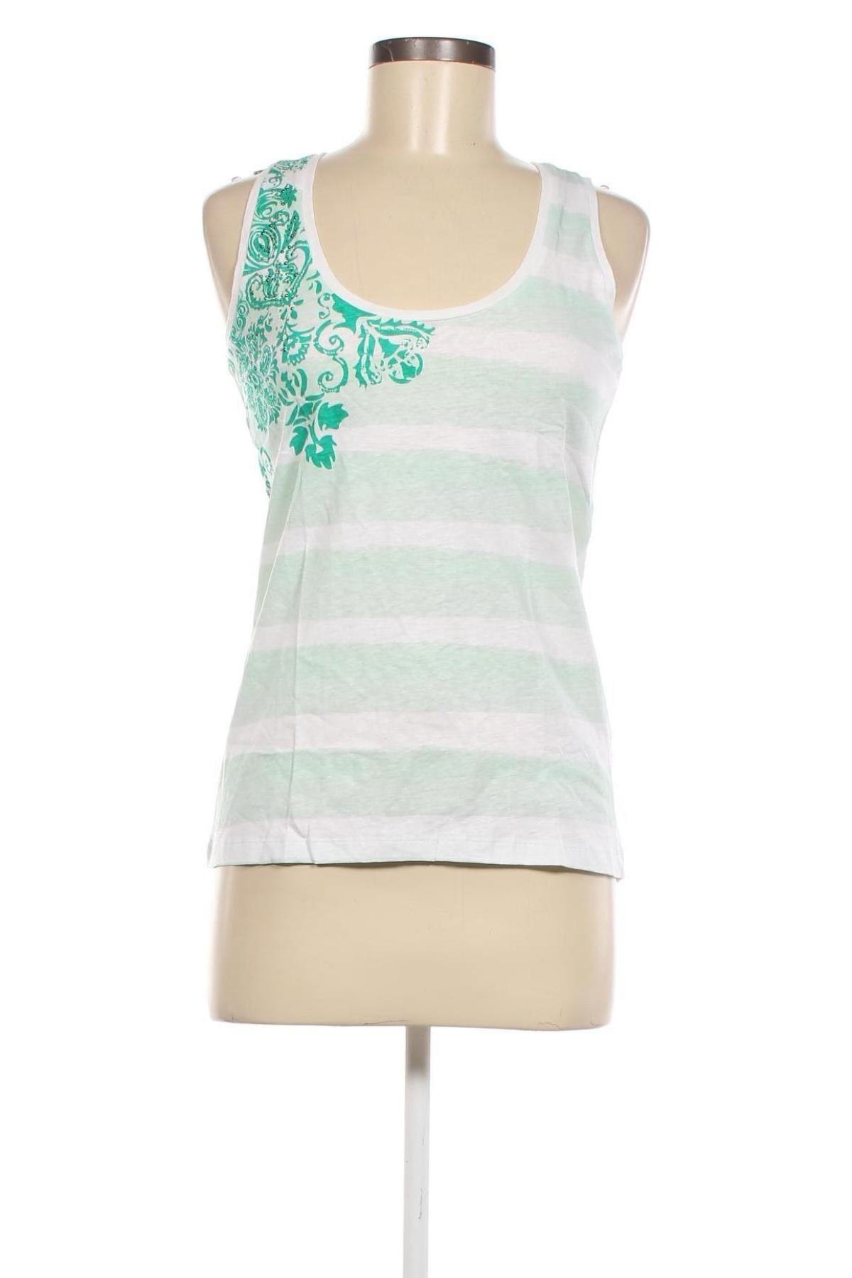 Γυναικείο αμάνικο μπλουζάκι Pinko, Μέγεθος XS, Χρώμα Πράσινο, Τιμή 60,31 €