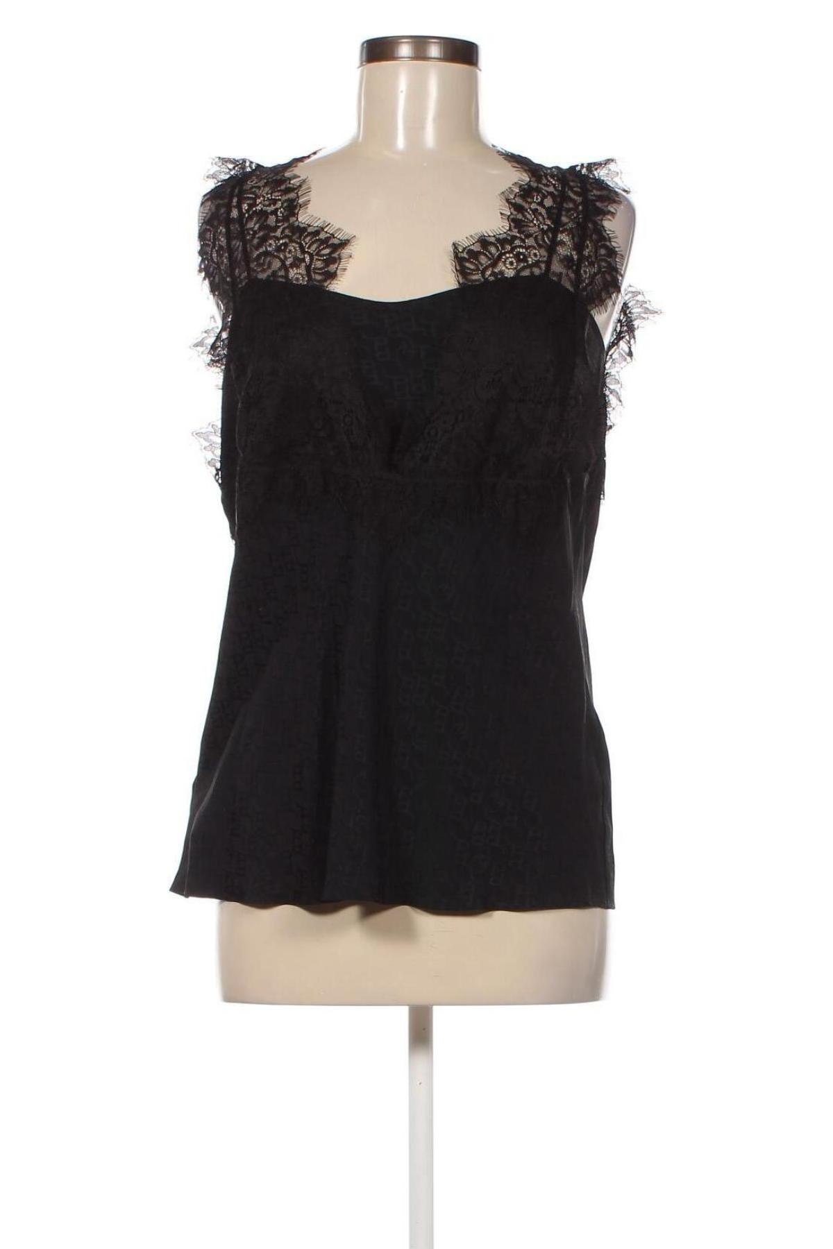 Γυναικείο αμάνικο μπλουζάκι Pinko, Μέγεθος S, Χρώμα Μαύρο, Τιμή 47,64 €