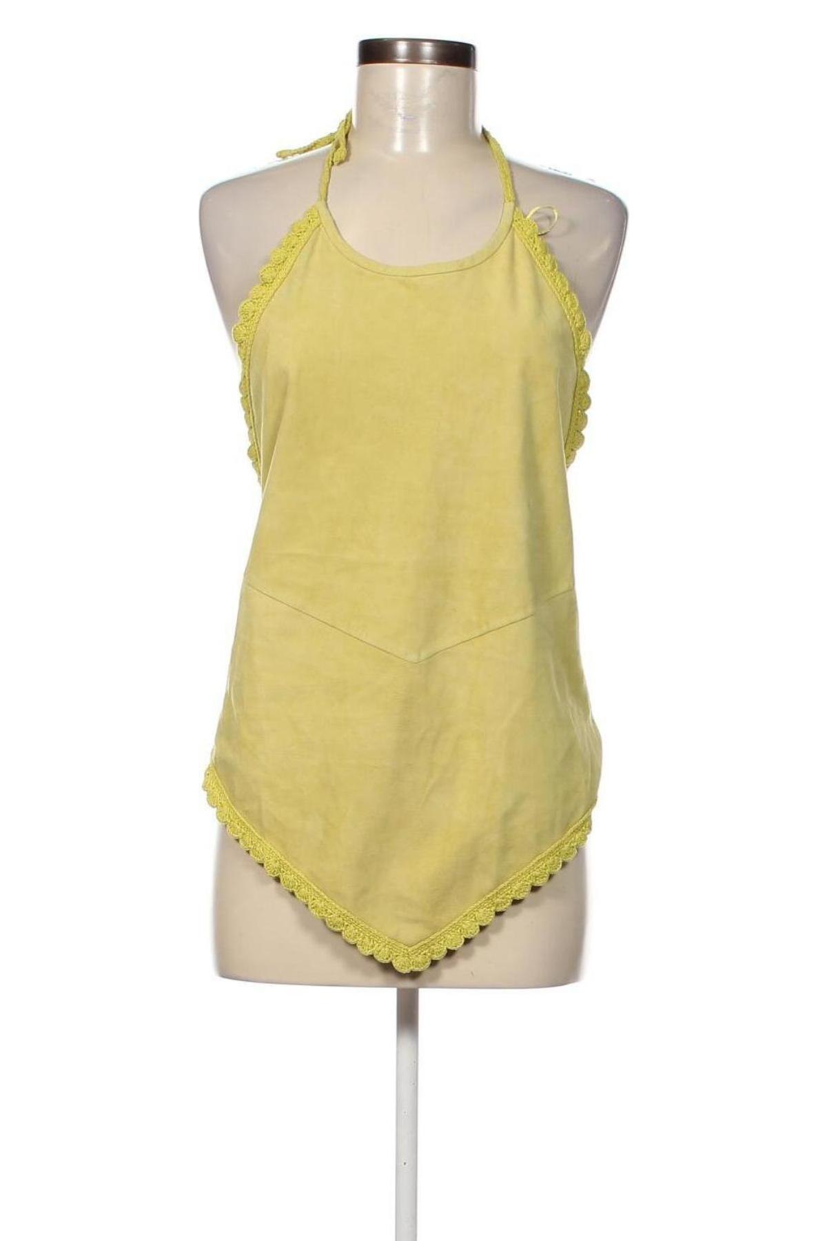 Γυναικείο αμάνικο μπλουζάκι Pinko, Μέγεθος S, Χρώμα Πράσινο, Τιμή 39,20 €
