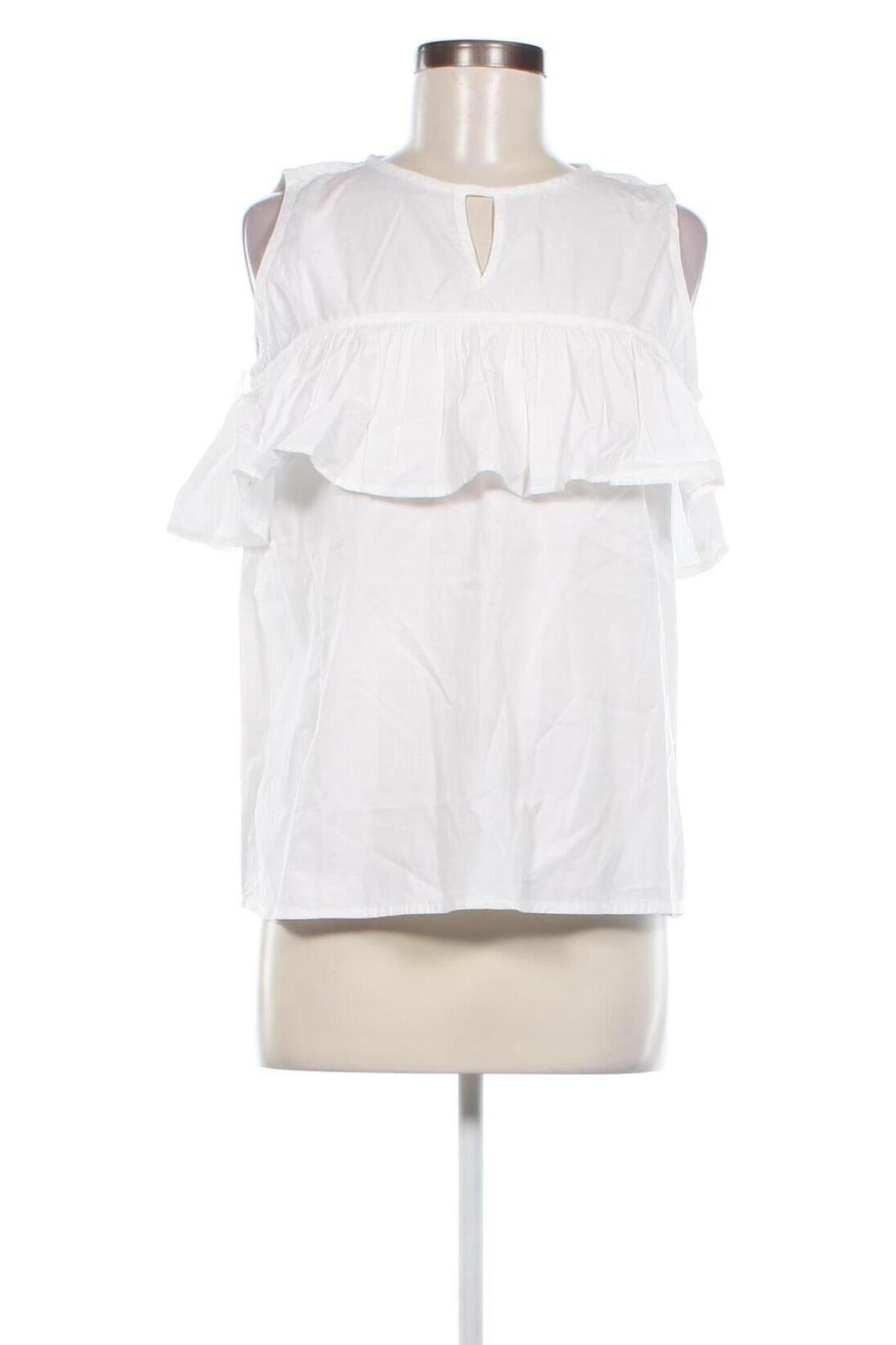 Γυναικείο αμάνικο μπλουζάκι Sisters Point, Μέγεθος L, Χρώμα Λευκό, Τιμή 6,23 €