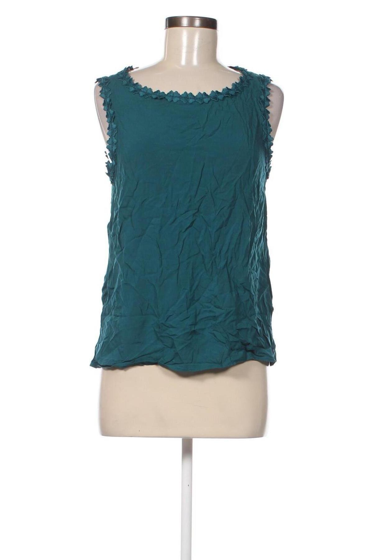 Γυναικείο αμάνικο μπλουζάκι Street One, Μέγεθος M, Χρώμα Πράσινο, Τιμή 6,19 €