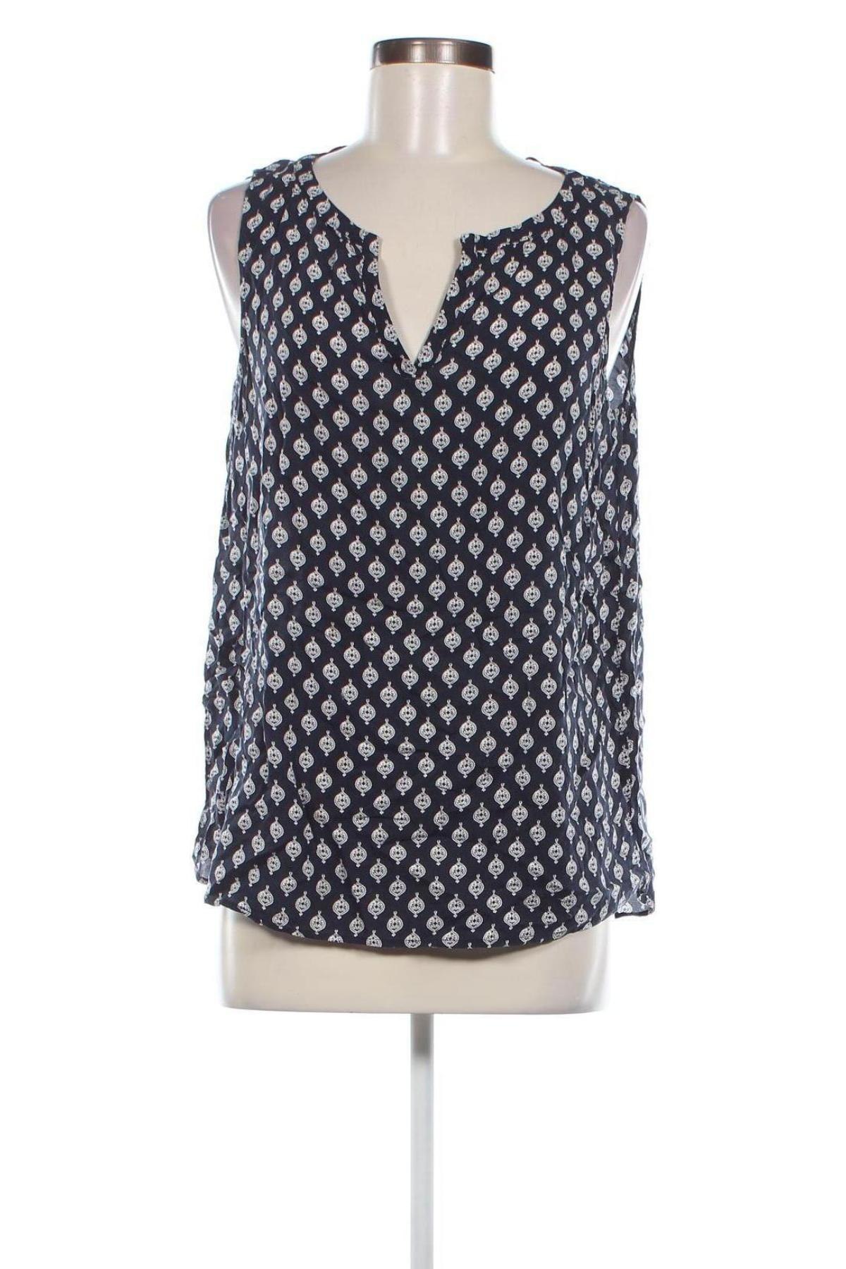 Γυναικείο αμάνικο μπλουζάκι Tom Tailor, Μέγεθος M, Χρώμα Μπλέ, Τιμή 6,19 €