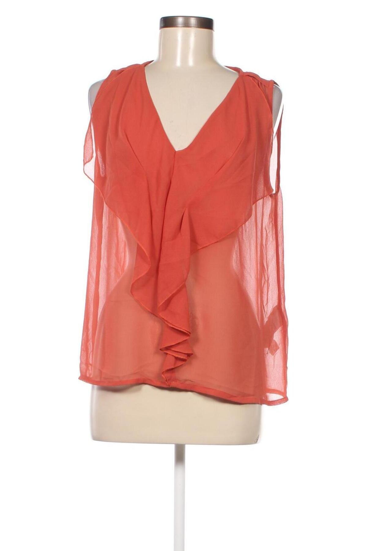 Γυναικείο αμάνικο μπλουζάκι Vero Moda, Μέγεθος S, Χρώμα Πορτοκαλί, Τιμή 2,79 €