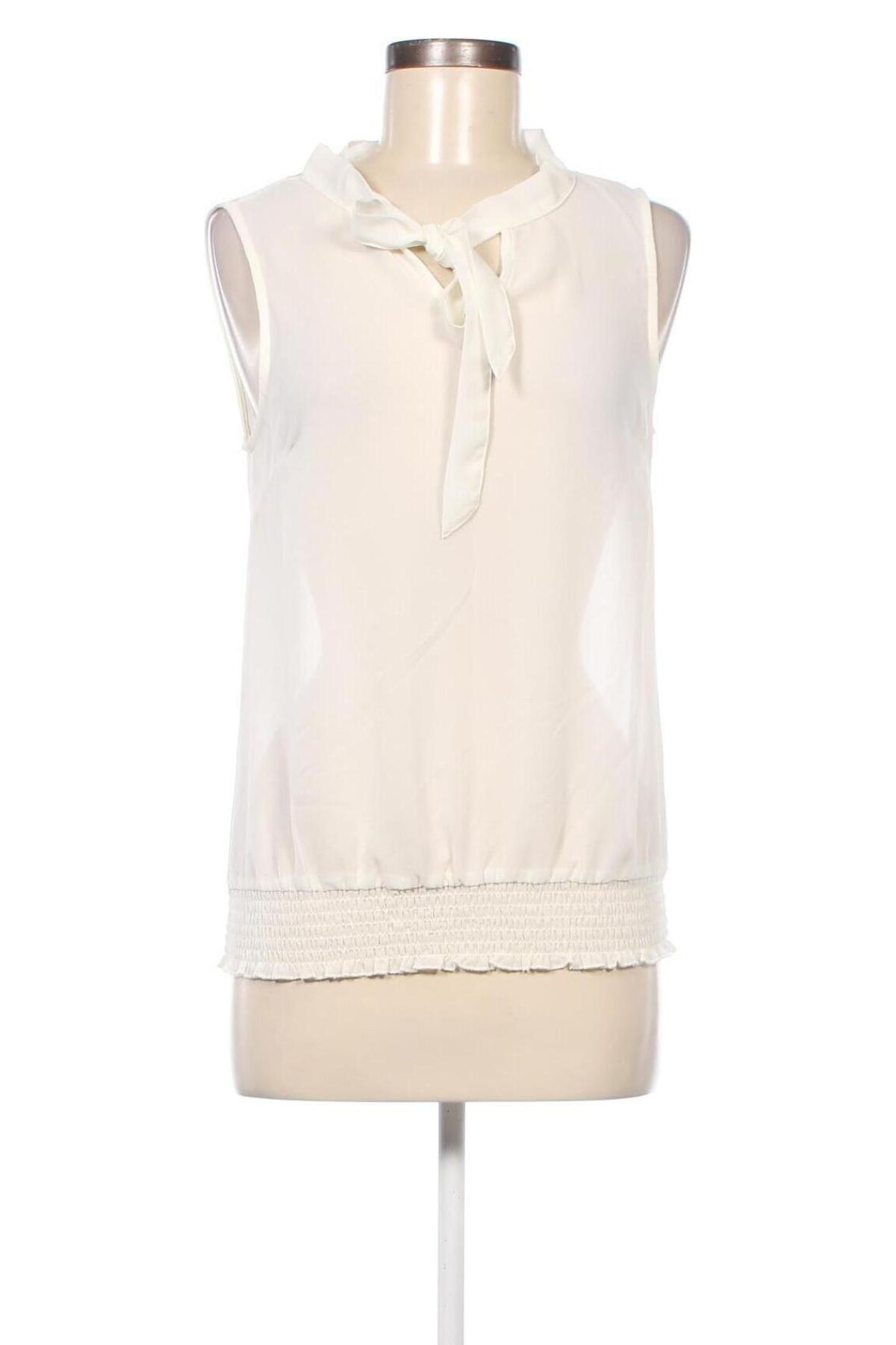 Γυναικείο αμάνικο μπλουζάκι Vero Moda, Μέγεθος S, Χρώμα Λευκό, Τιμή 6,19 €
