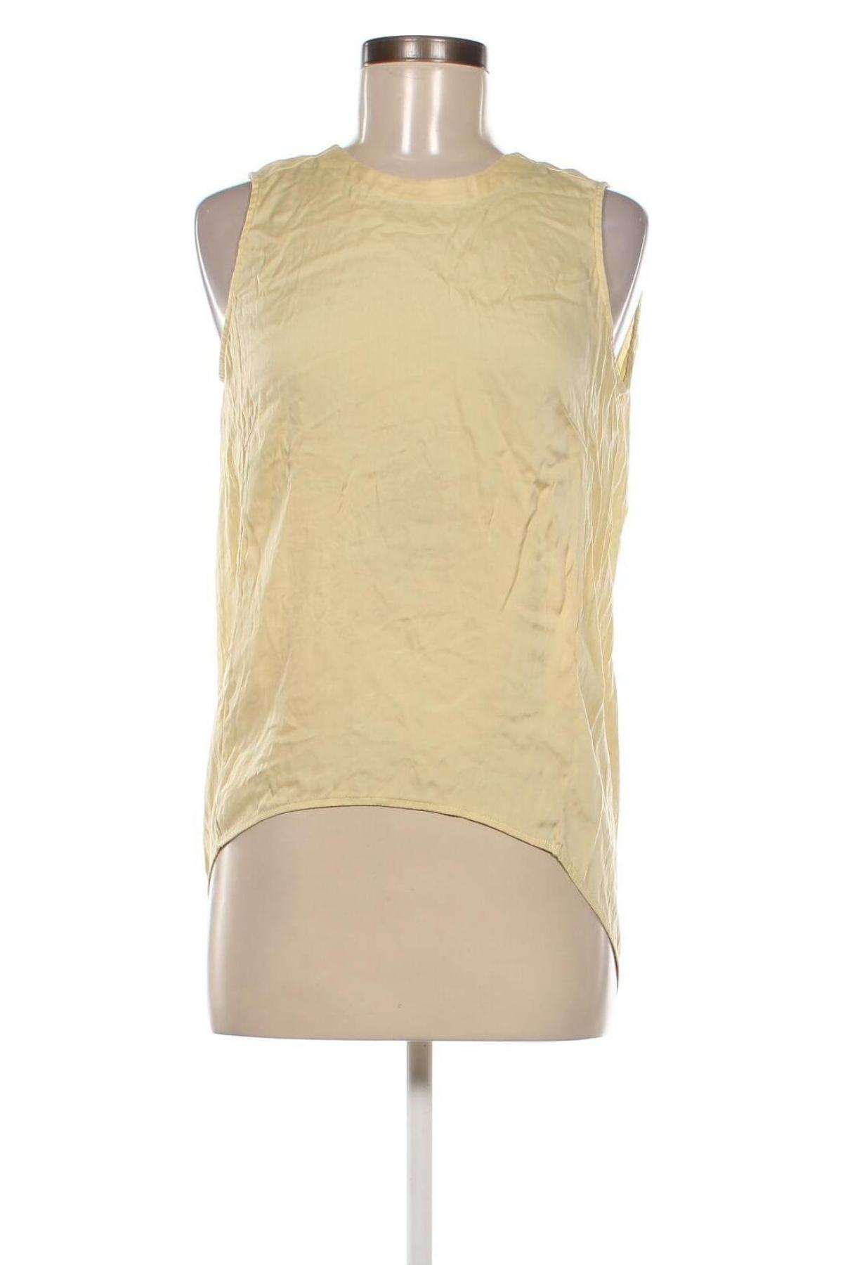 Γυναικείο αμάνικο μπλουζάκι White, Μέγεθος M, Χρώμα Κίτρινο, Τιμή 2,77 €