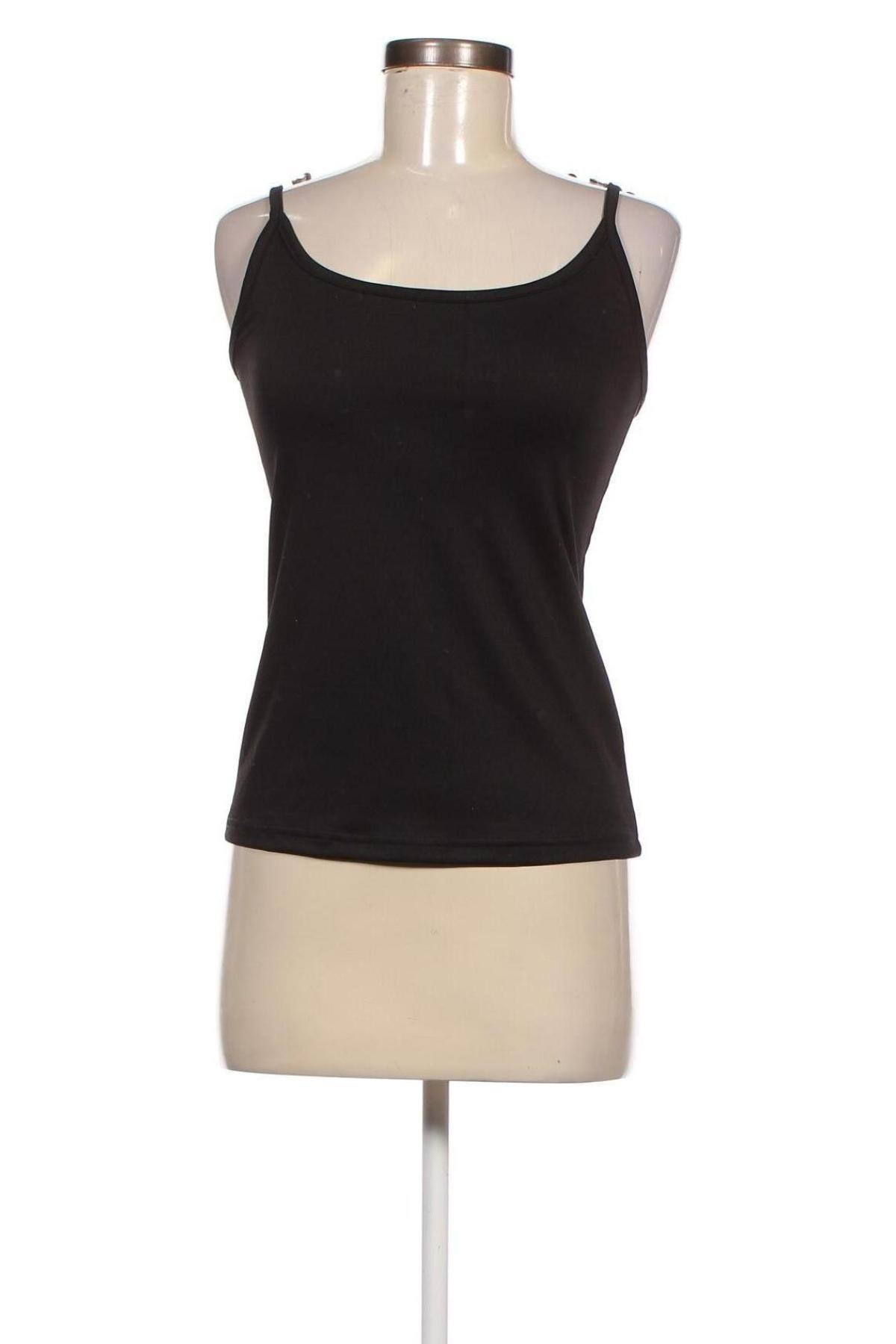 Γυναικείο αμάνικο μπλουζάκι Ze-Ze, Μέγεθος S, Χρώμα Μαύρο, Τιμή 2,41 €