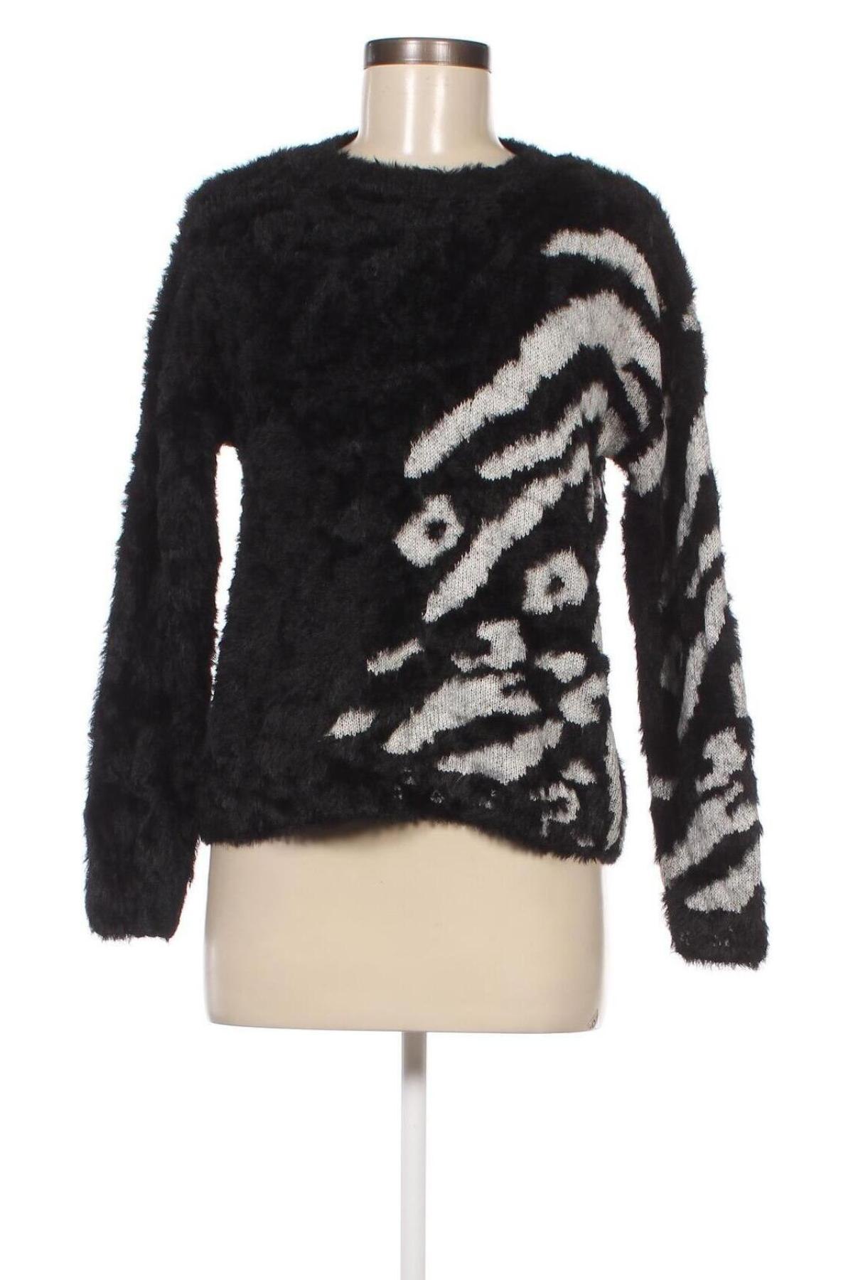 Дамски пуловер, Размер M, Цвят Черен, Цена 6,38 лв.