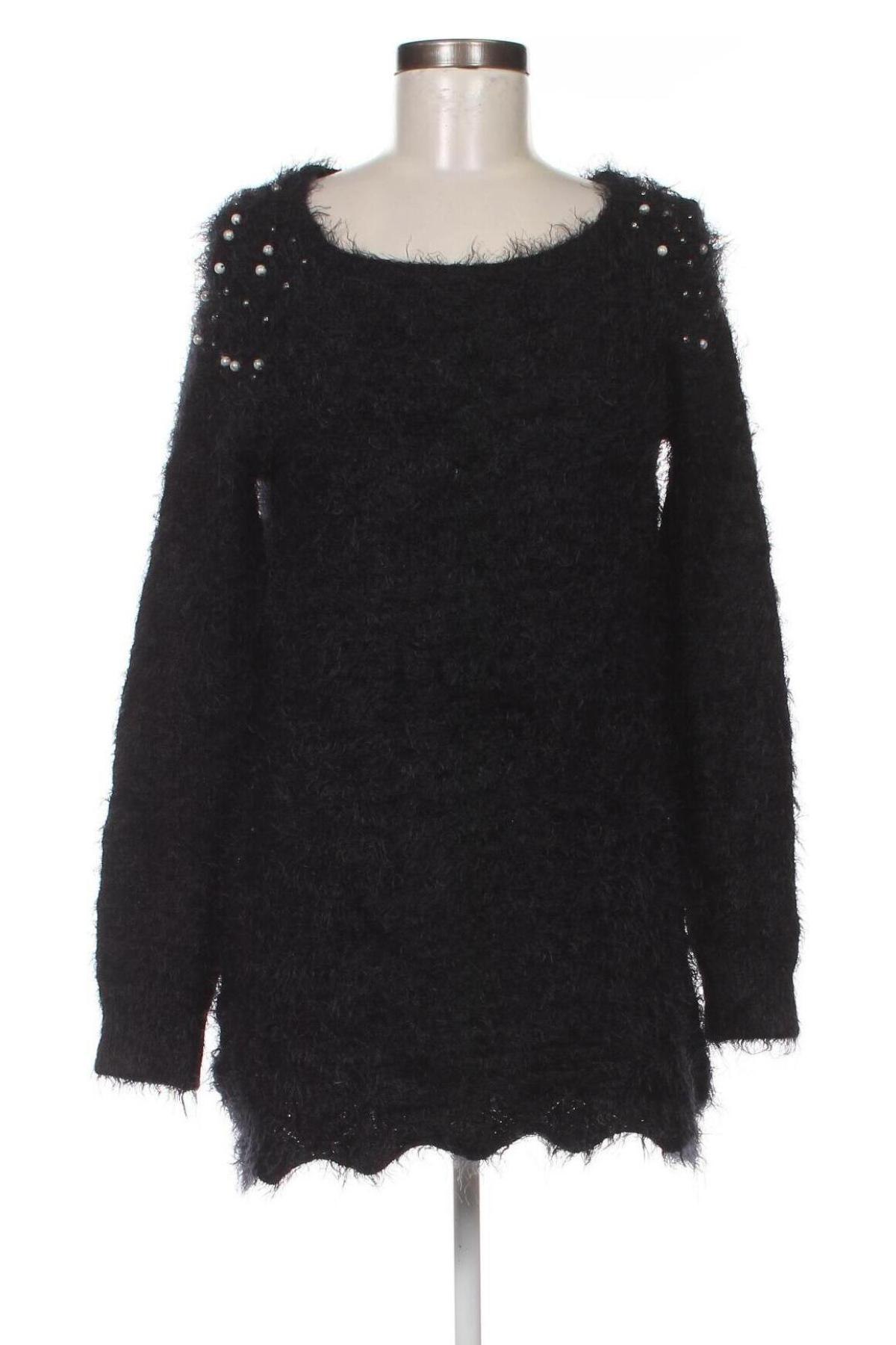 Дамски пуловер, Размер M, Цвят Черен, Цена 9,57 лв.